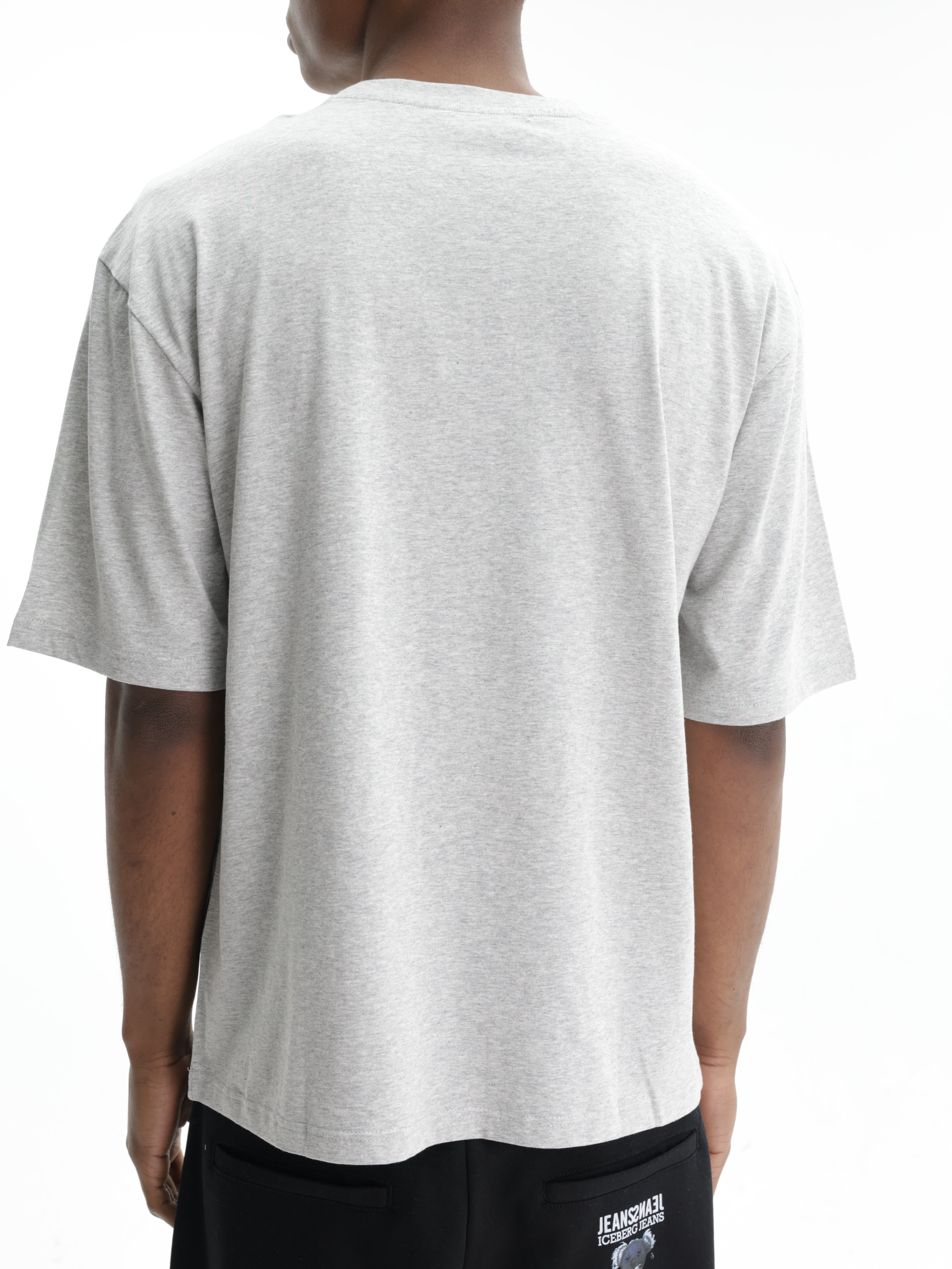 Iceberg Jeans T-Shirt Teddy Print Grey