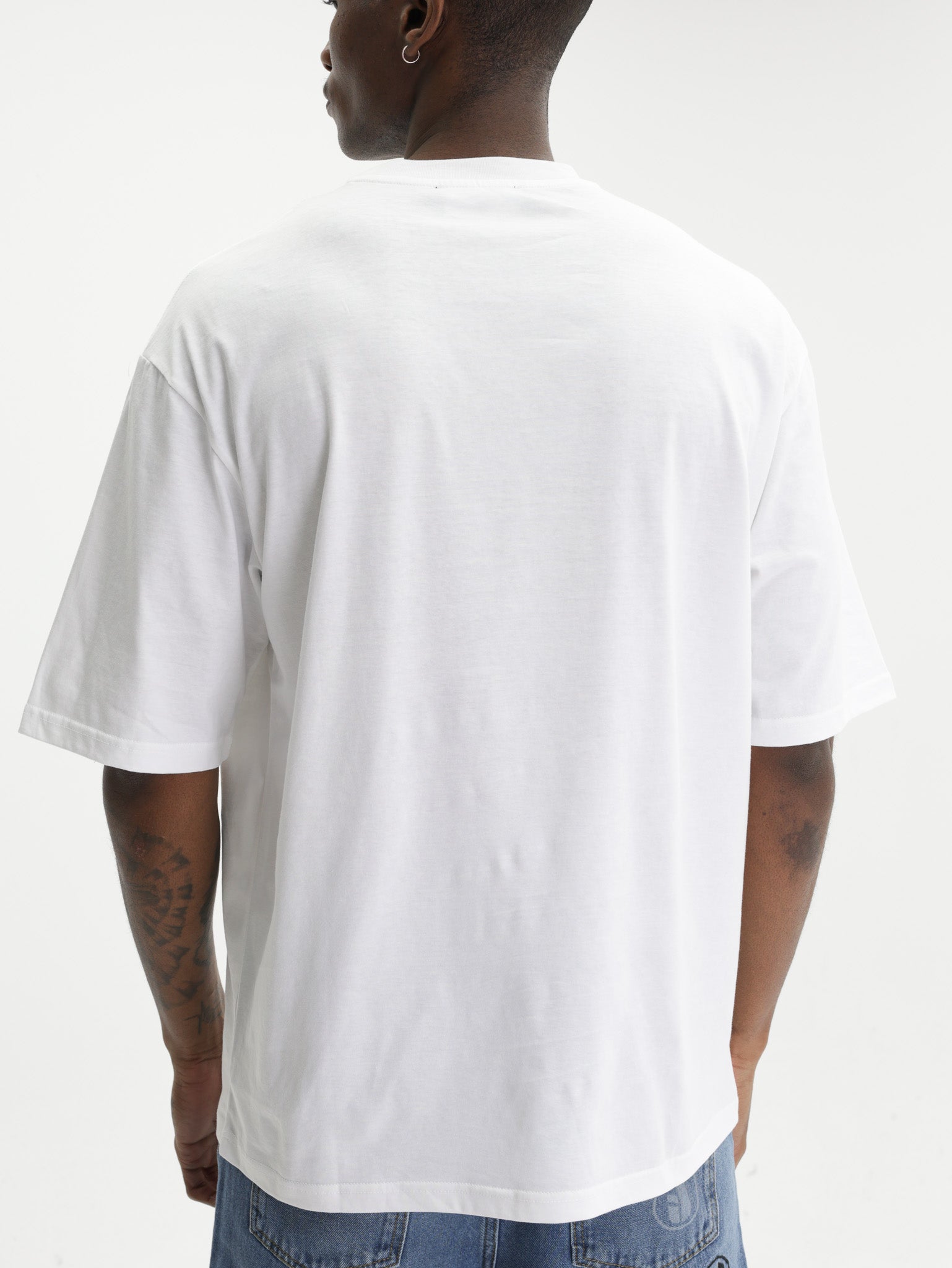 Iceberg Jeans T-Shirt Purple Smiley Print White