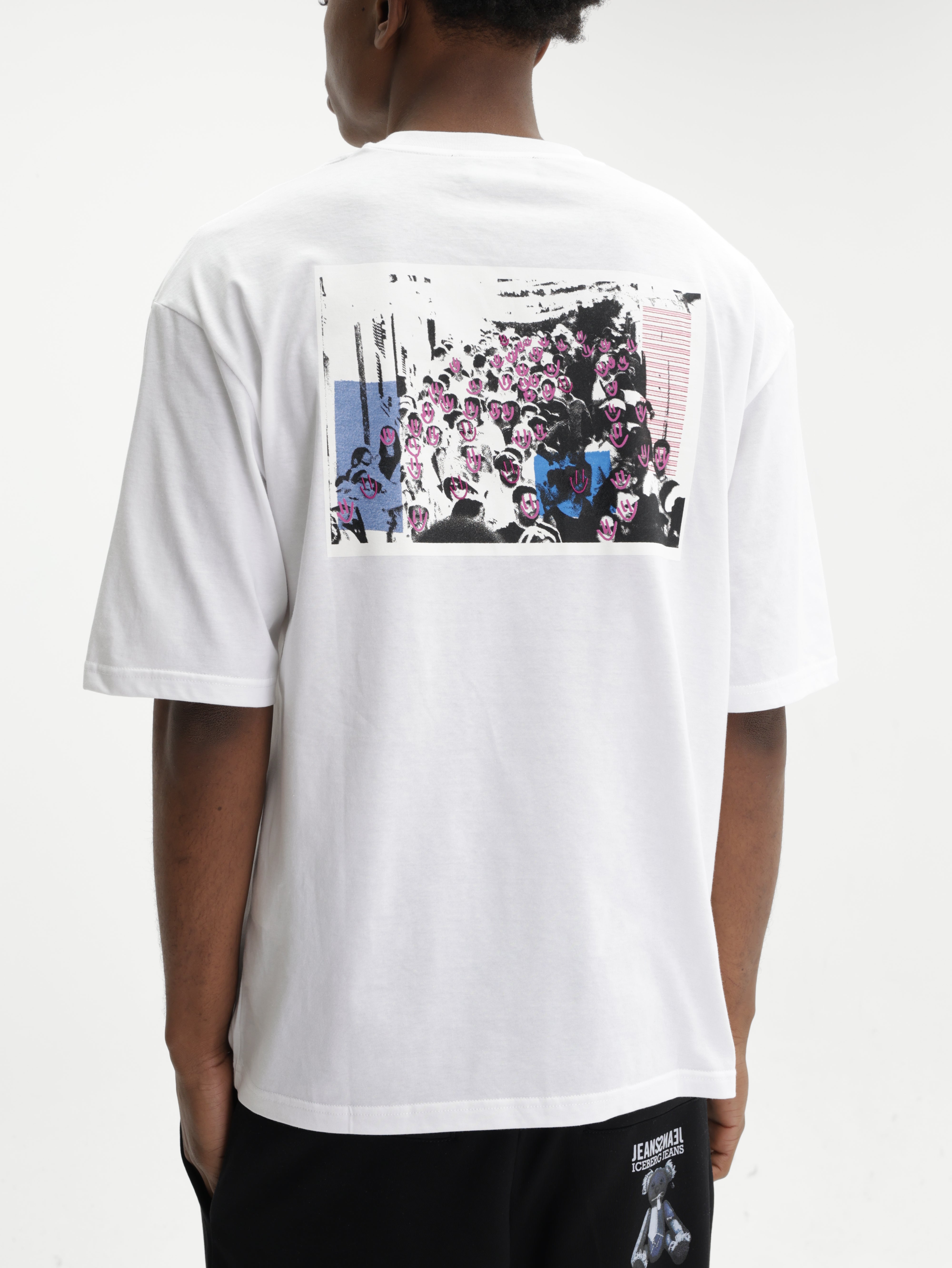 Iceberg Jeans T-Shirt Ibj Logo White