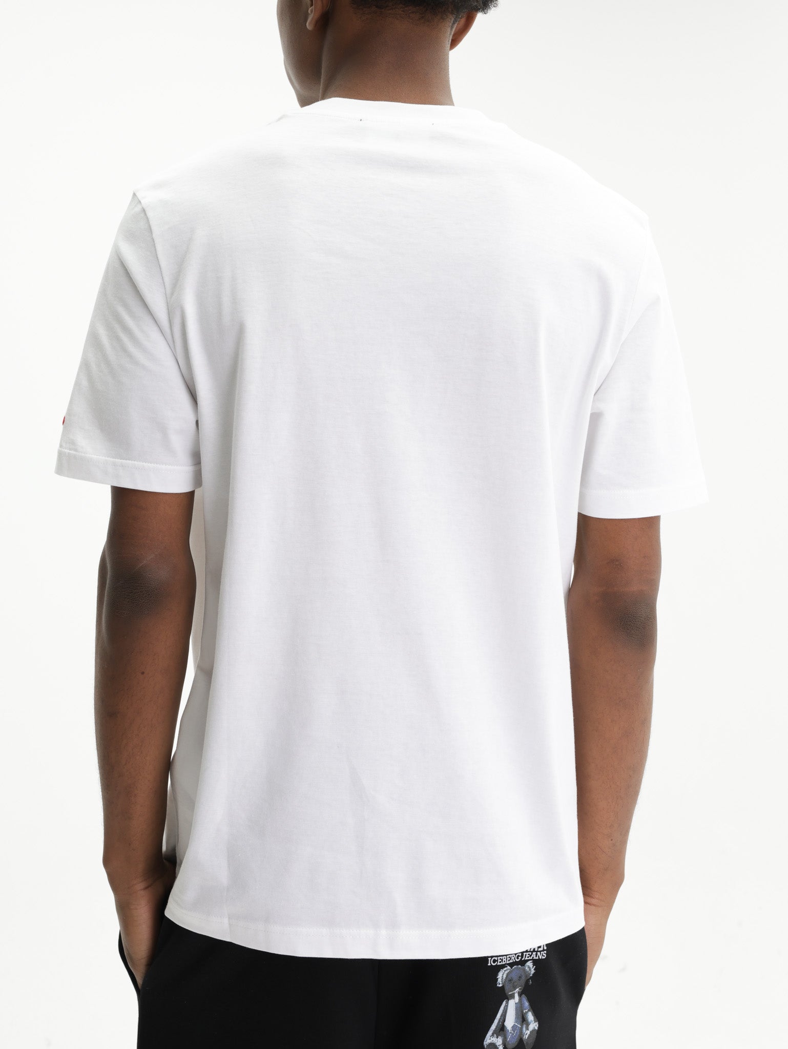 Iceberg Jeans T-Shirt Tomato 1986 Print White