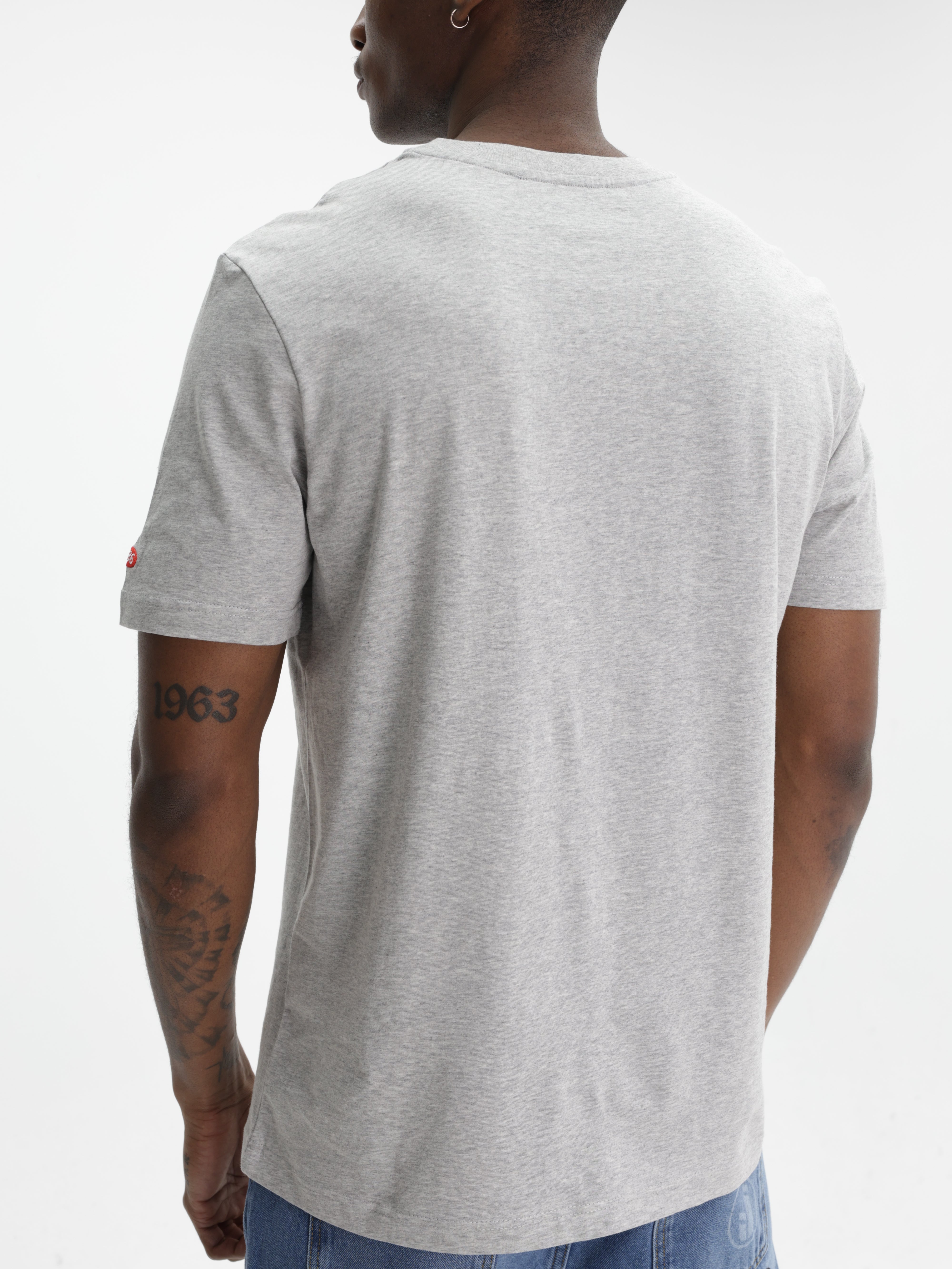 Iceberg Jeans T-Shirt Tomato 1986 Print Grey