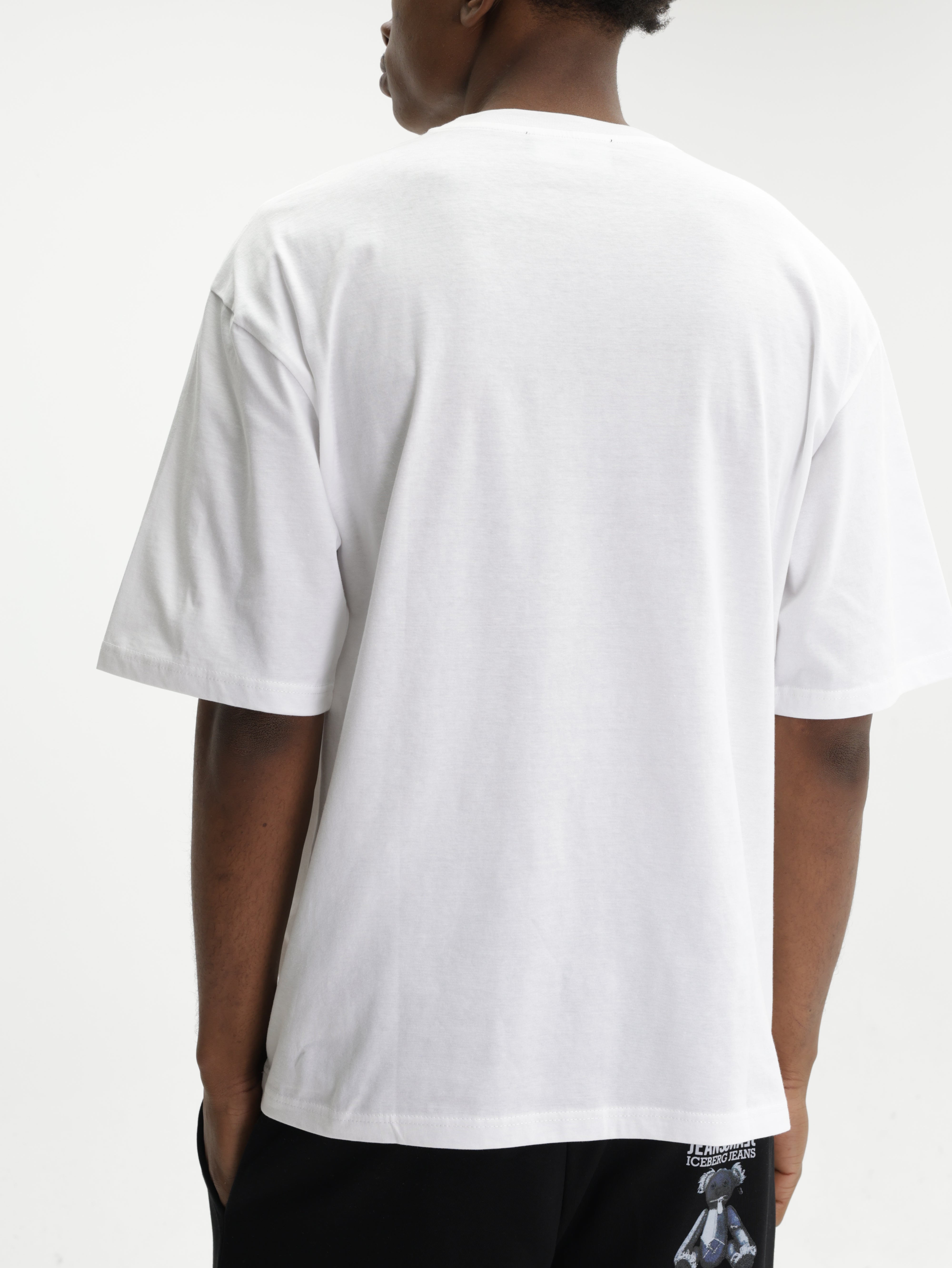 Iceberg Jeans T-Shirt Teddy Print White