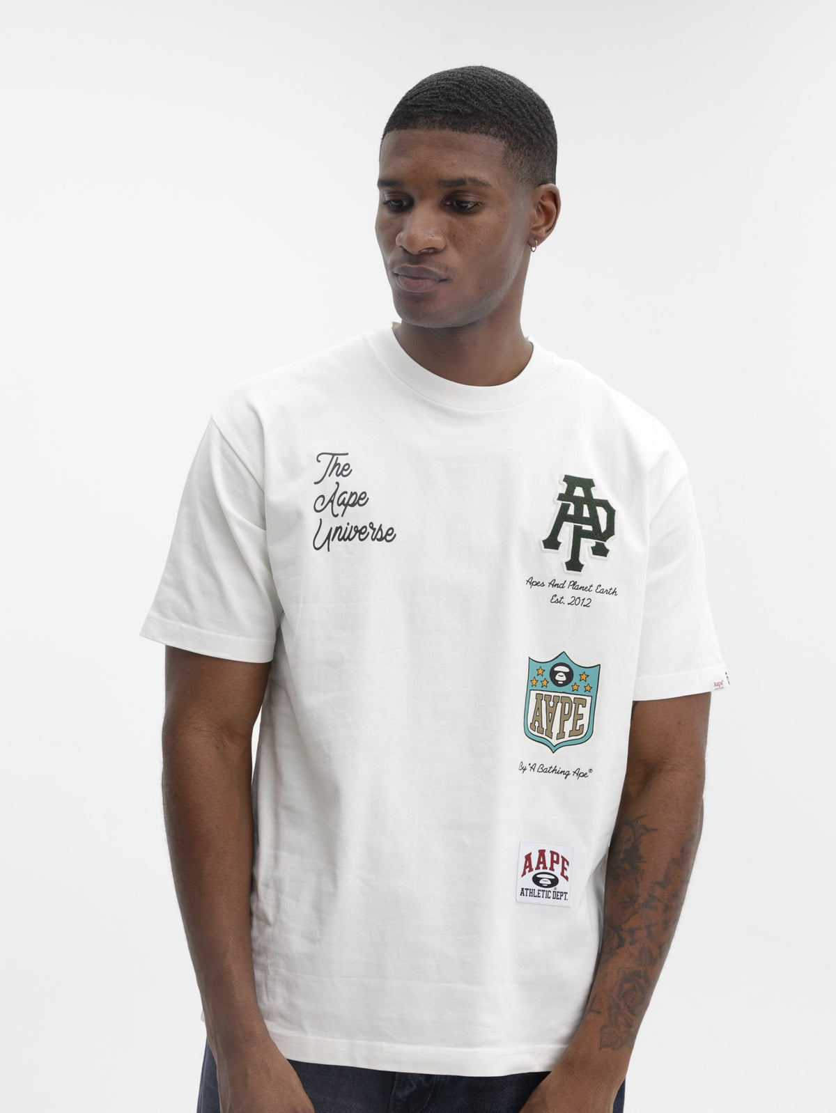 Aape T-Shirt Fancy Main White