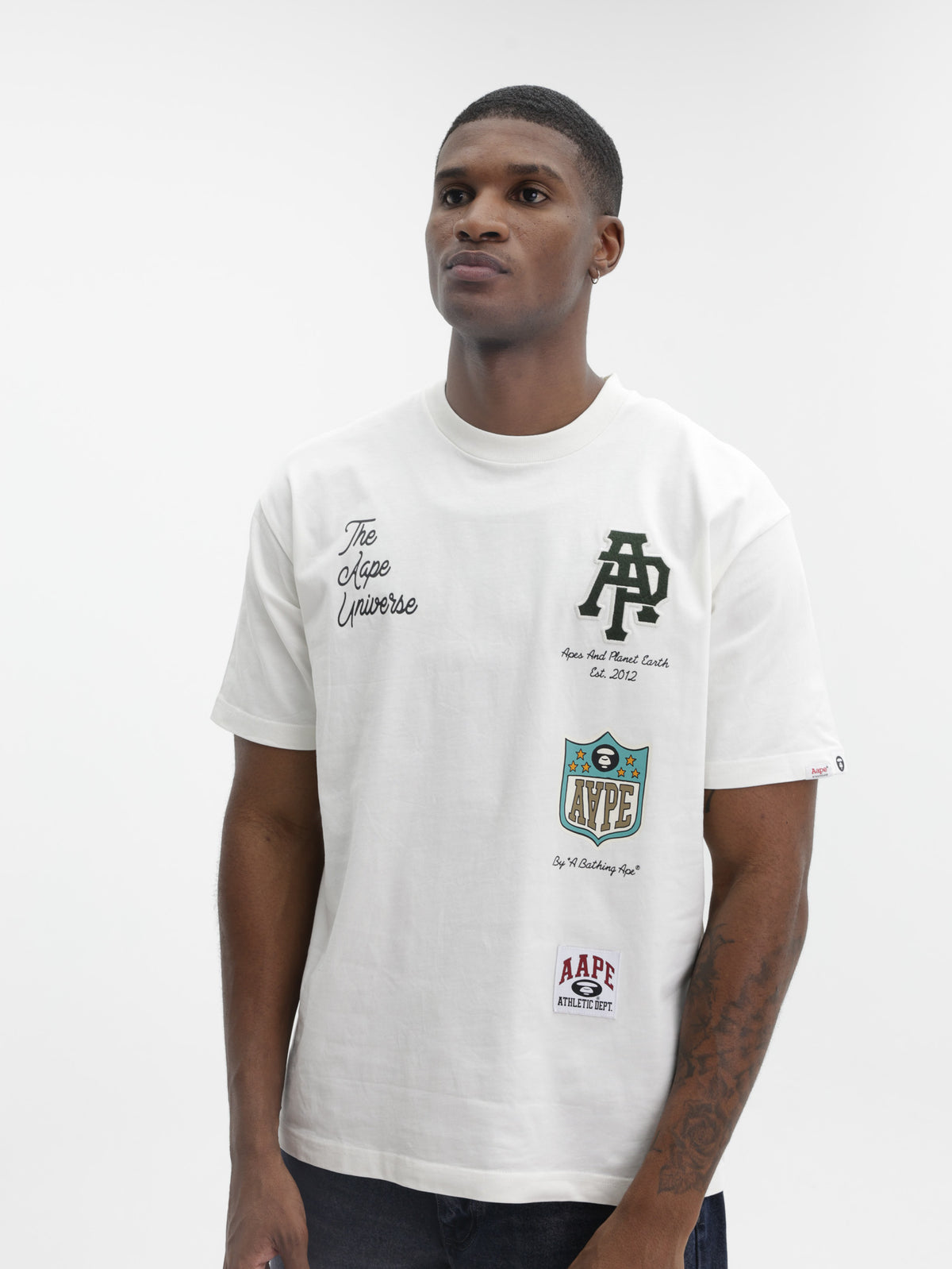 Aape T-Shirt Fancy Main White