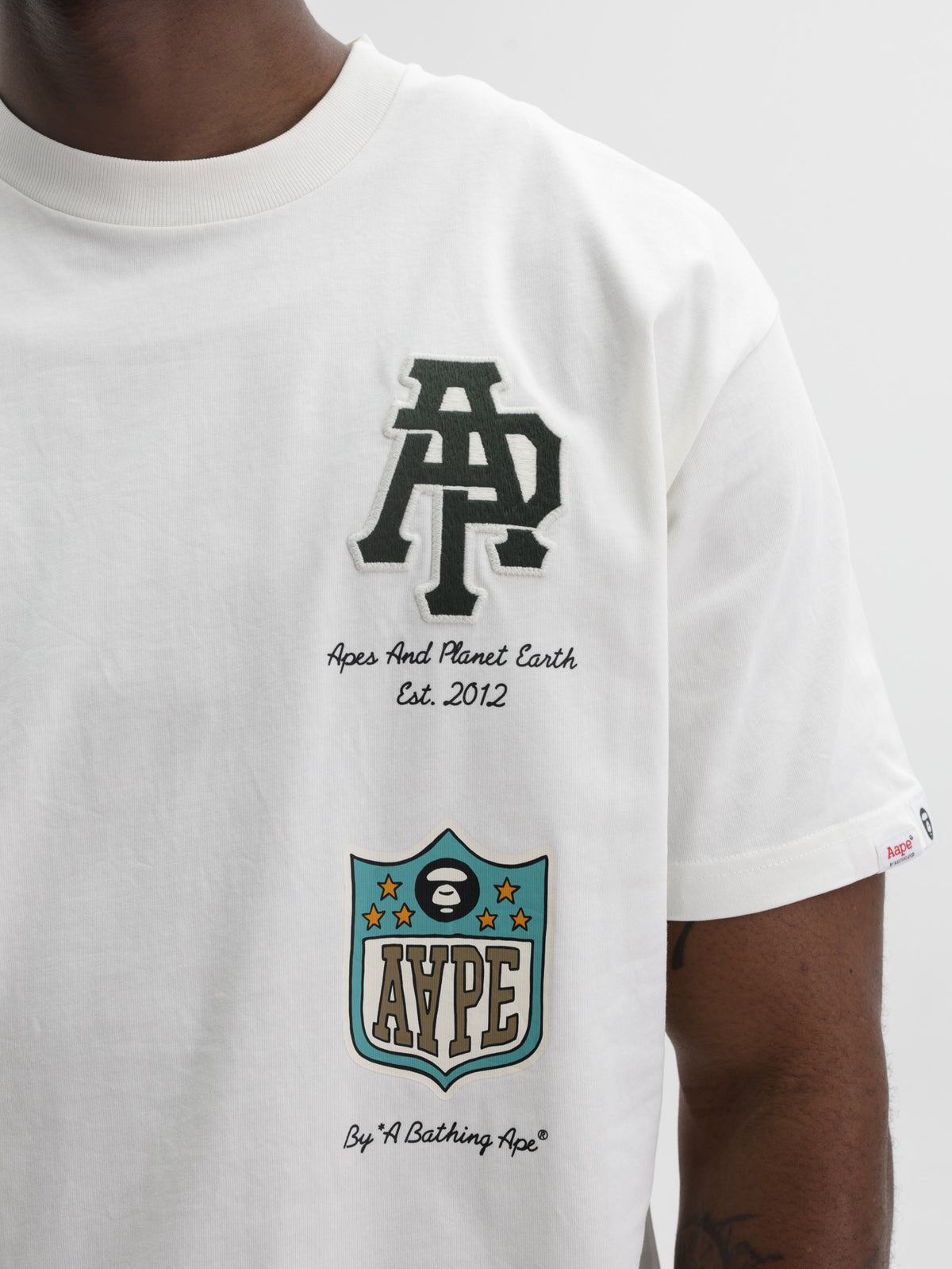 Aape T-Shirt Fancy Main White