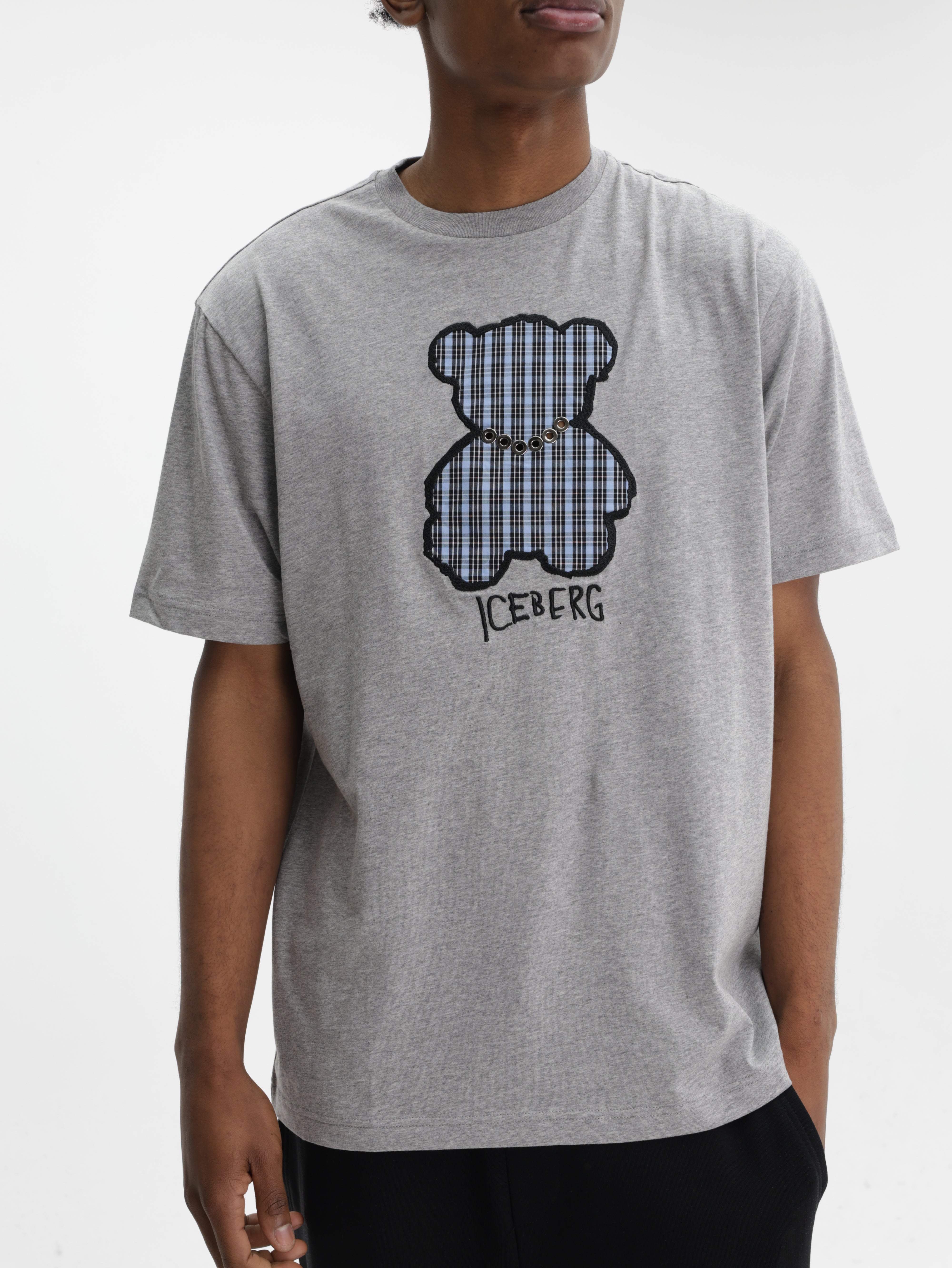 Iceberg T-Shirt Teddy Print Grey