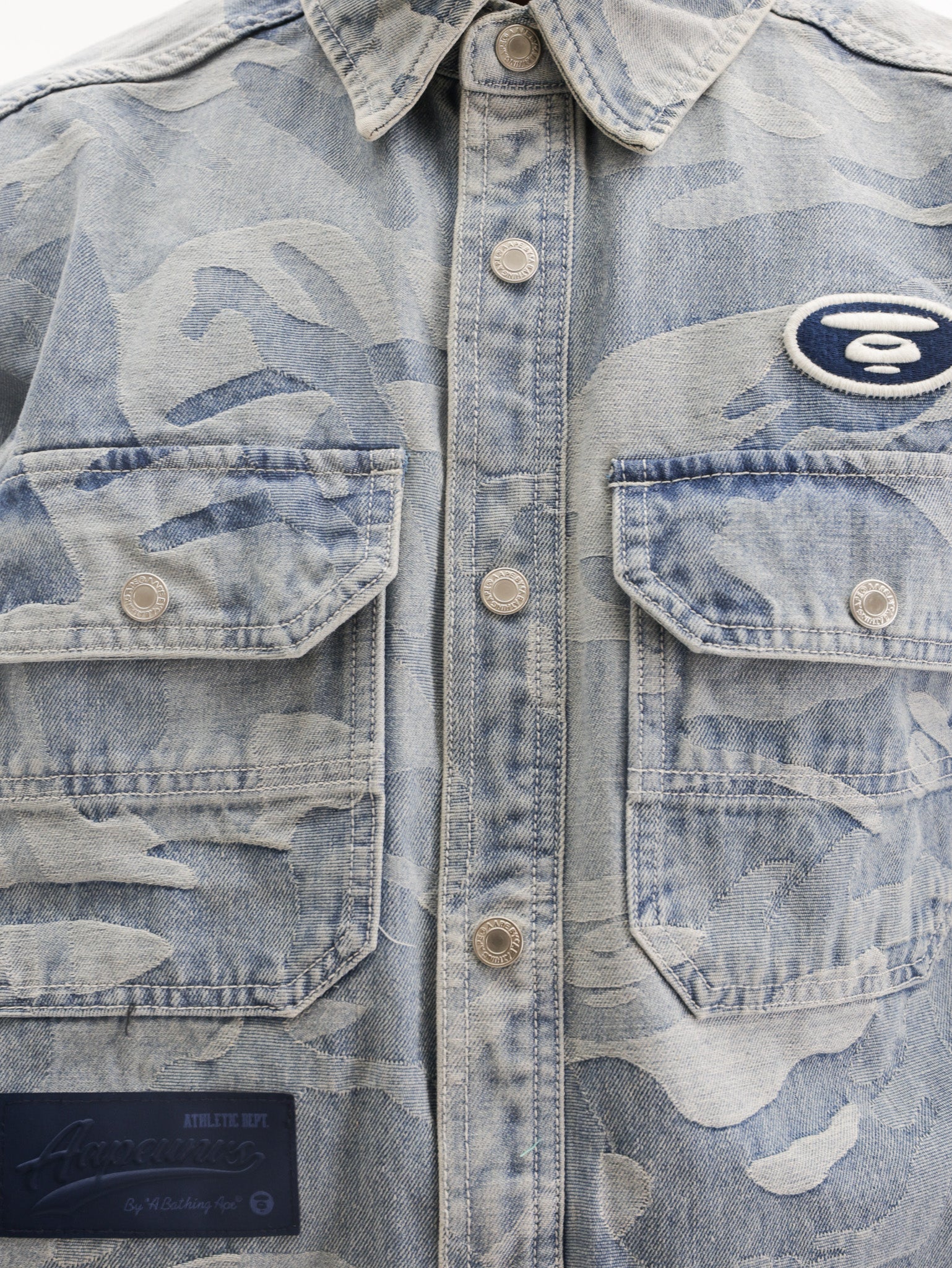 Aape Shirt Main Long Sleeve Blue