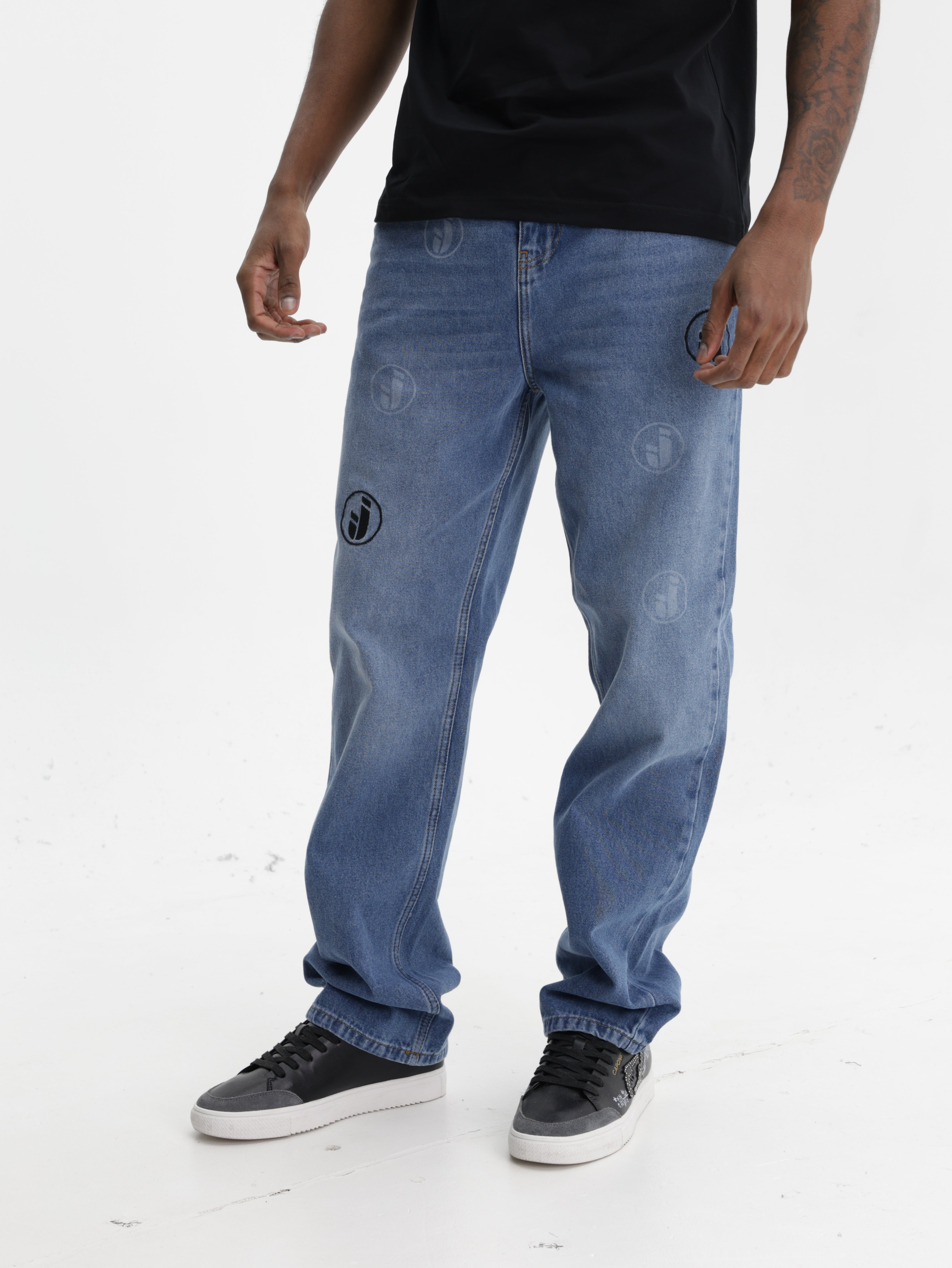 Iceberg Jeans Jeans Logo Dye Stamp Dark Wash