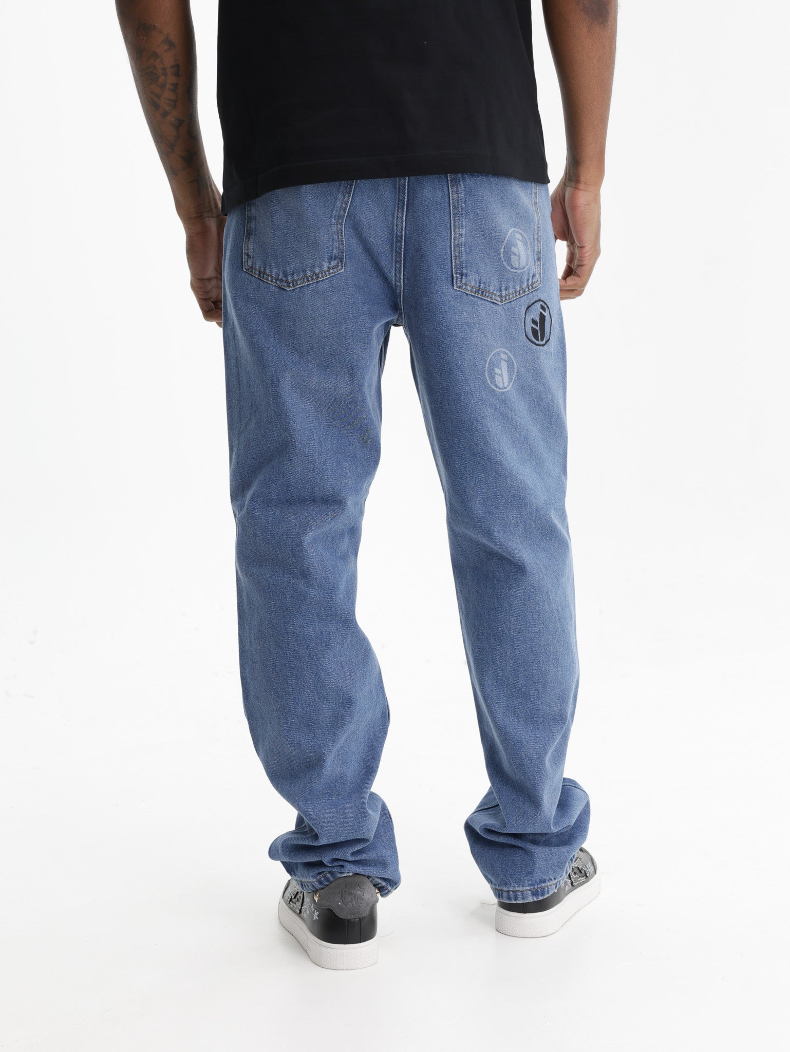 Iceberg Jeans Jeans Logo Dye Stamp Dark Wash