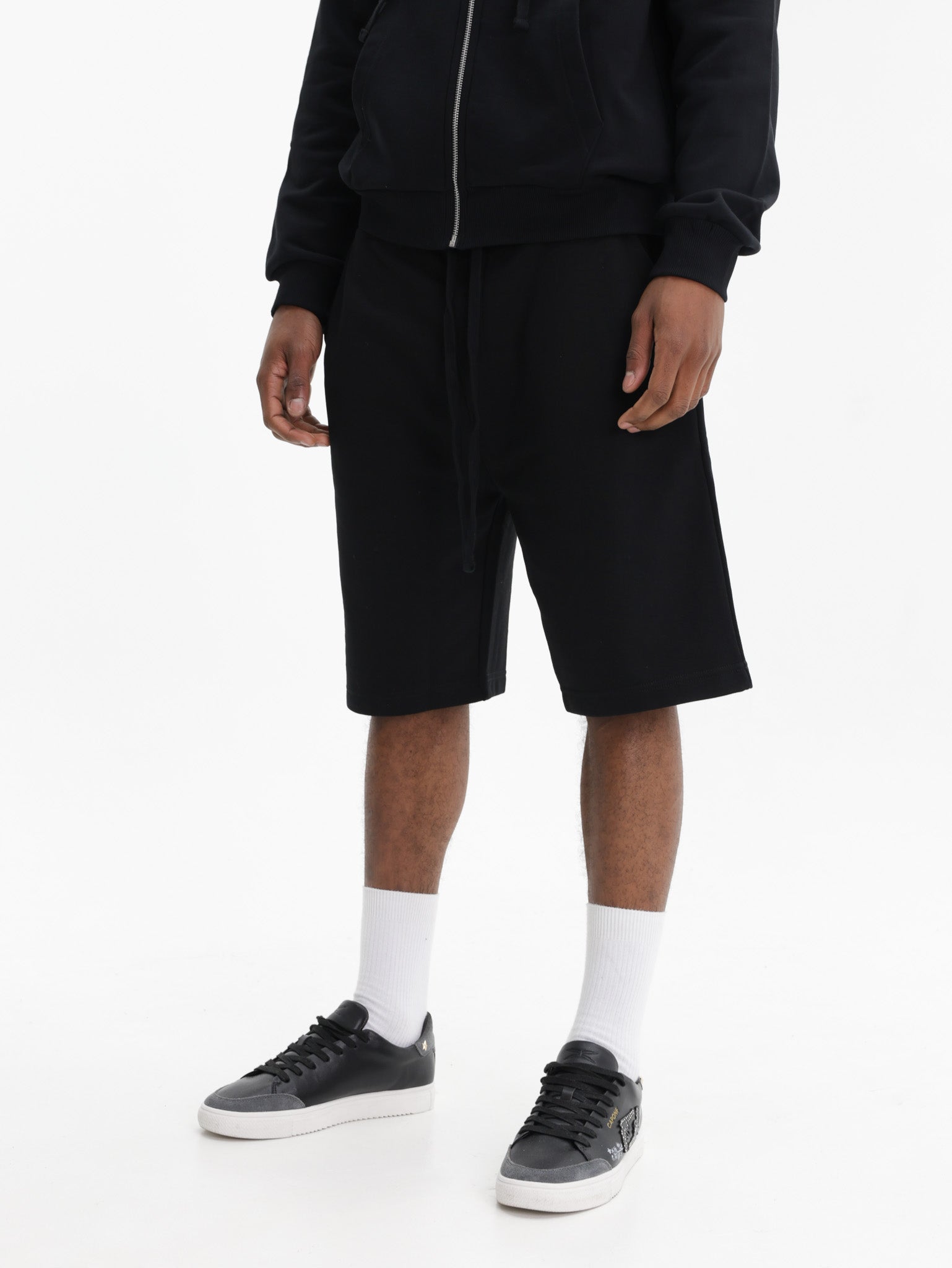Iceberg Jeans Shorts Sweats Drawstring Black
