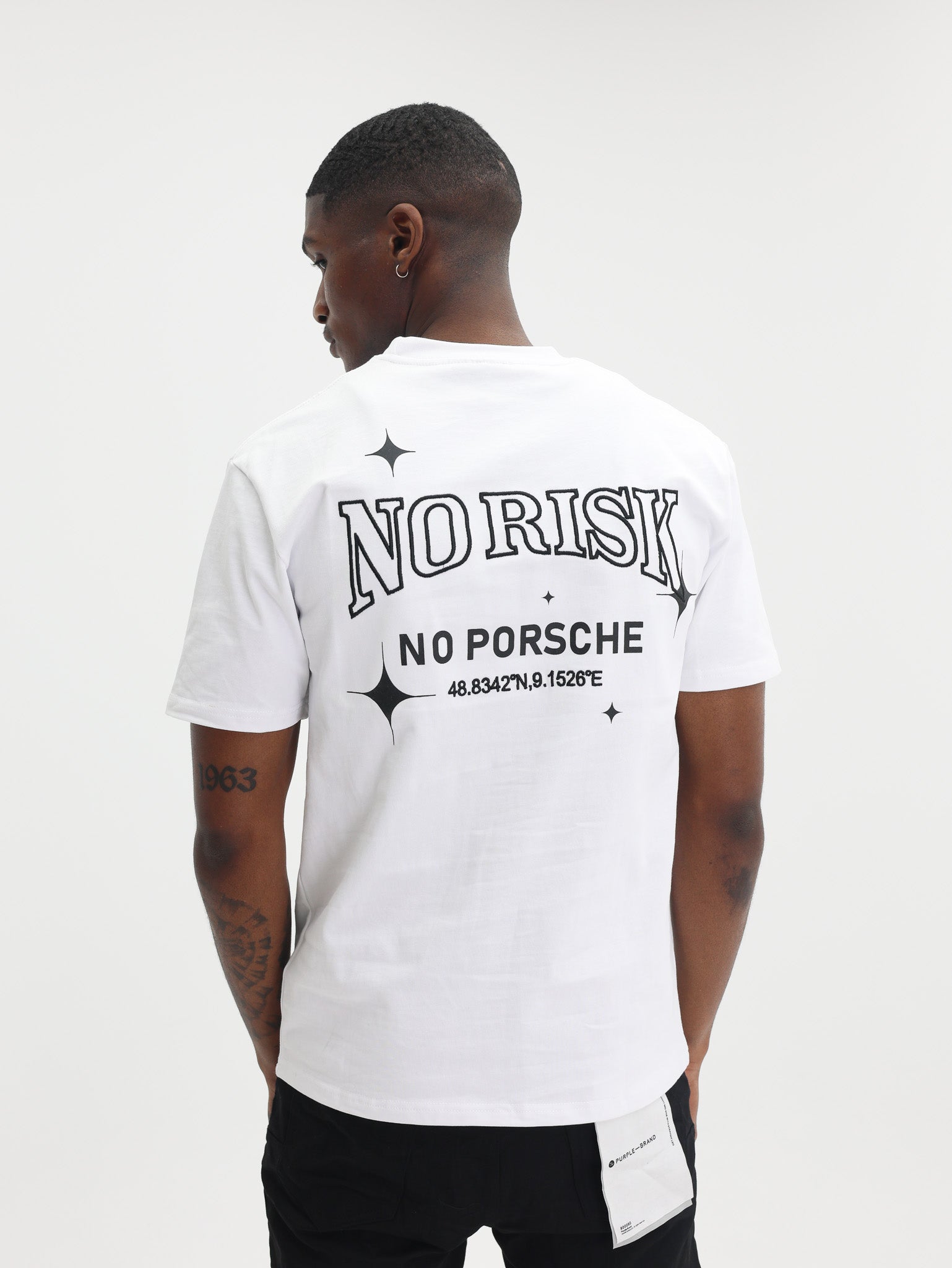 Capone Crew Top Logo White