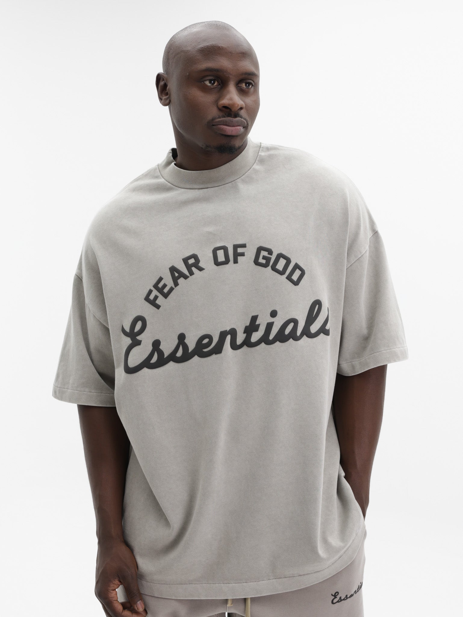 Fear Of God T-Shirt Training 90'S  Short Sleeve Light Grey