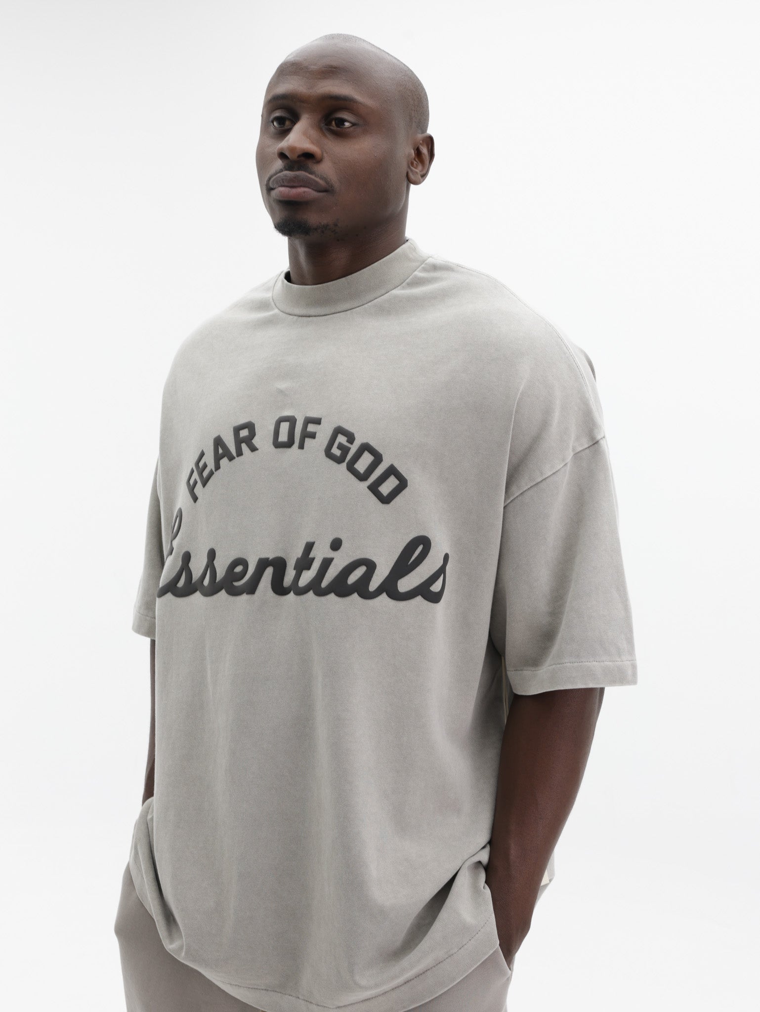 Fear Of God T-Shirt Training 90'S  Short Sleeve Light Grey