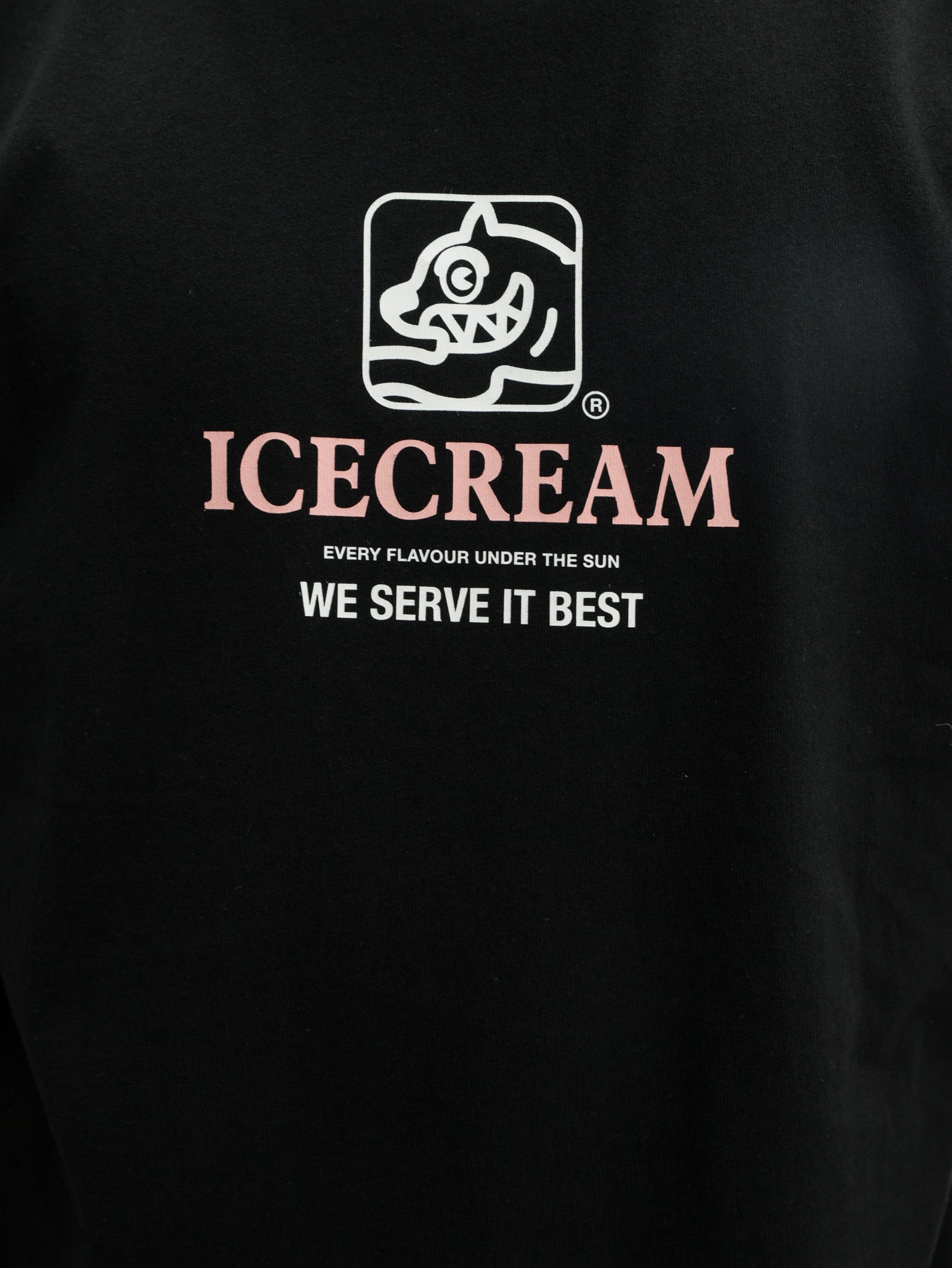 Ice Cream T-Shirt Serve It Best Black