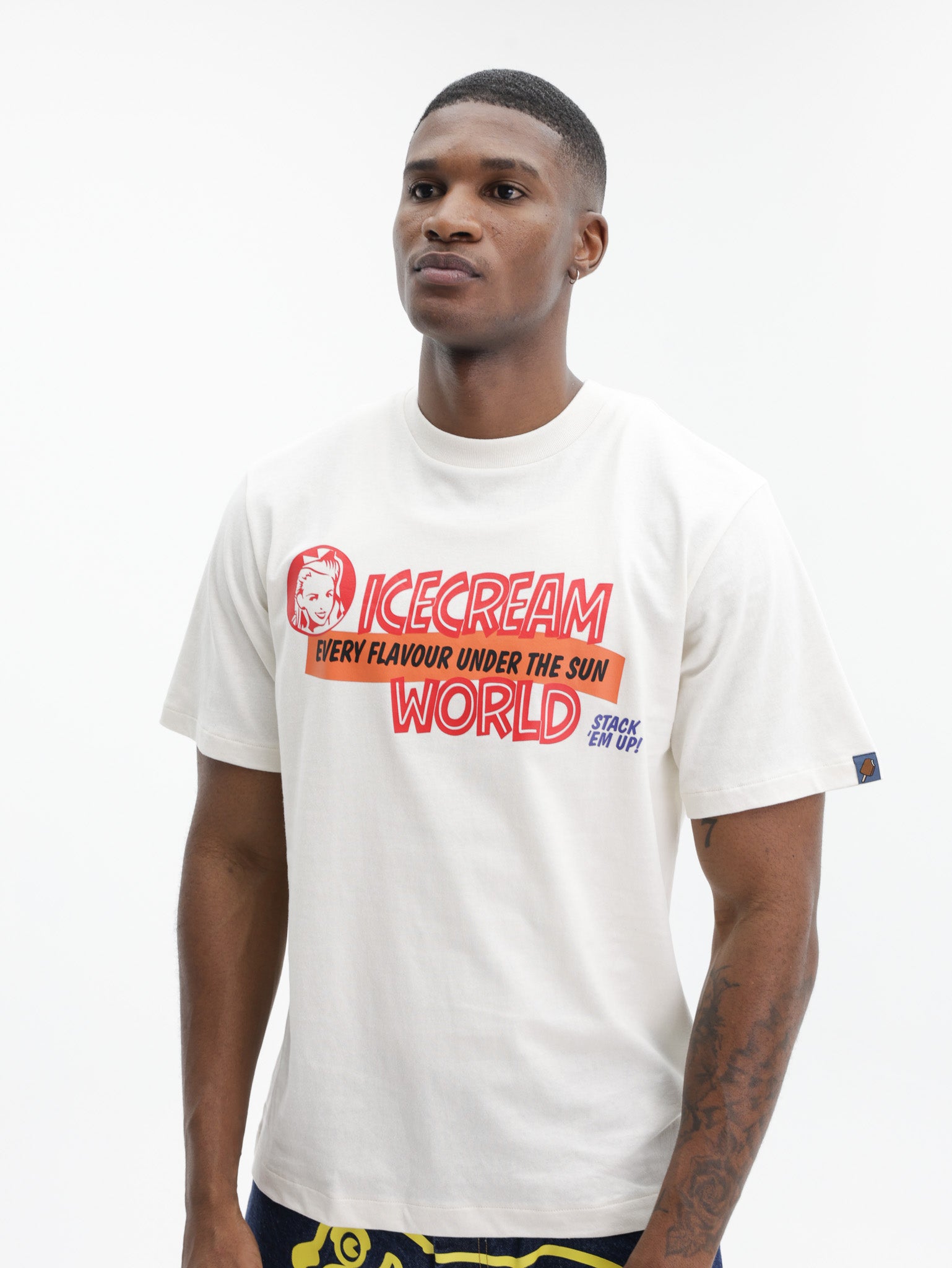 Ice Cream T-Shirt Off White Every Flavour White