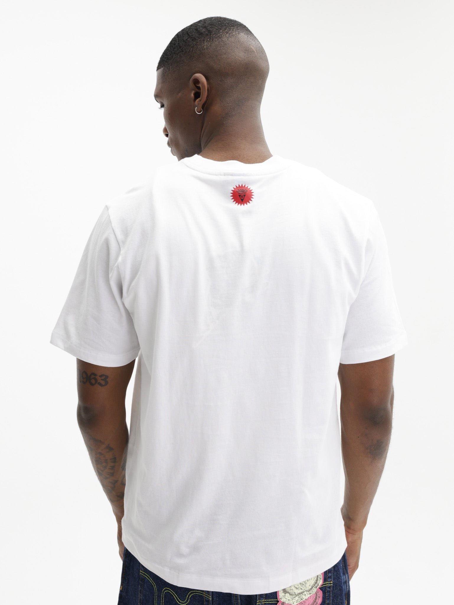 Ice Cream T-Shirt Sticker White