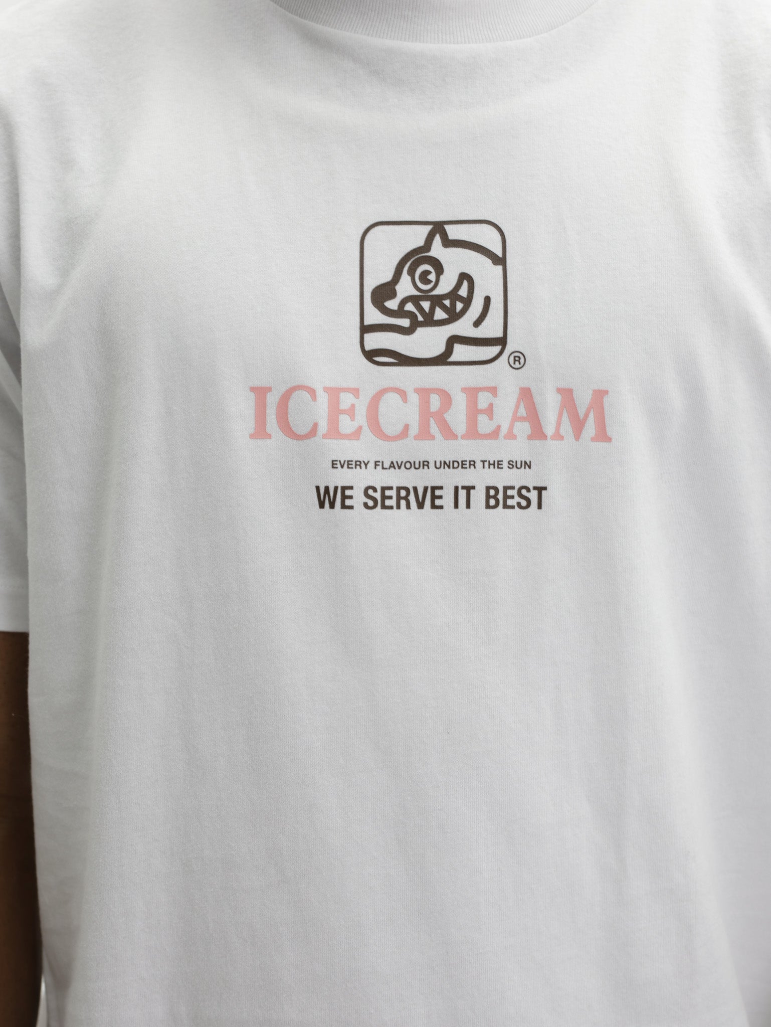 Ice Cream T-Shirt Serve It Best White