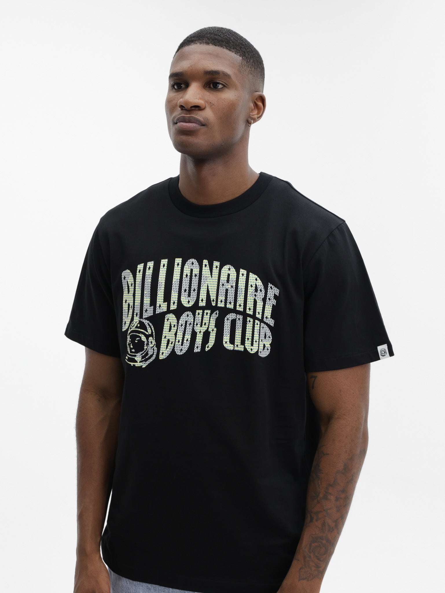 Billionaire Boys Club T-Shirt Tri-tone Arch Logo Black