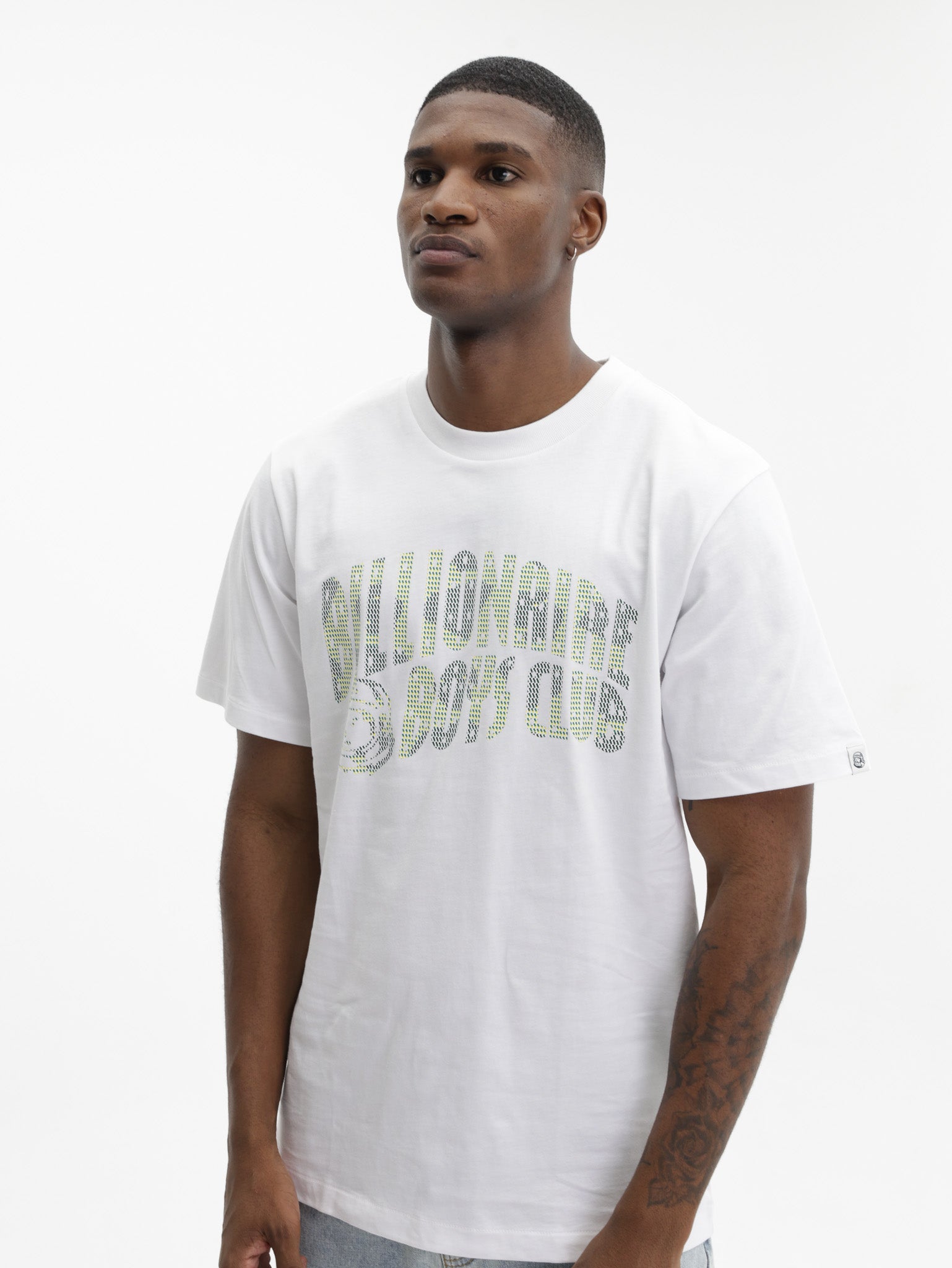 Billionaire Boys Club T-Shirt Tri-tone Arch Logo White