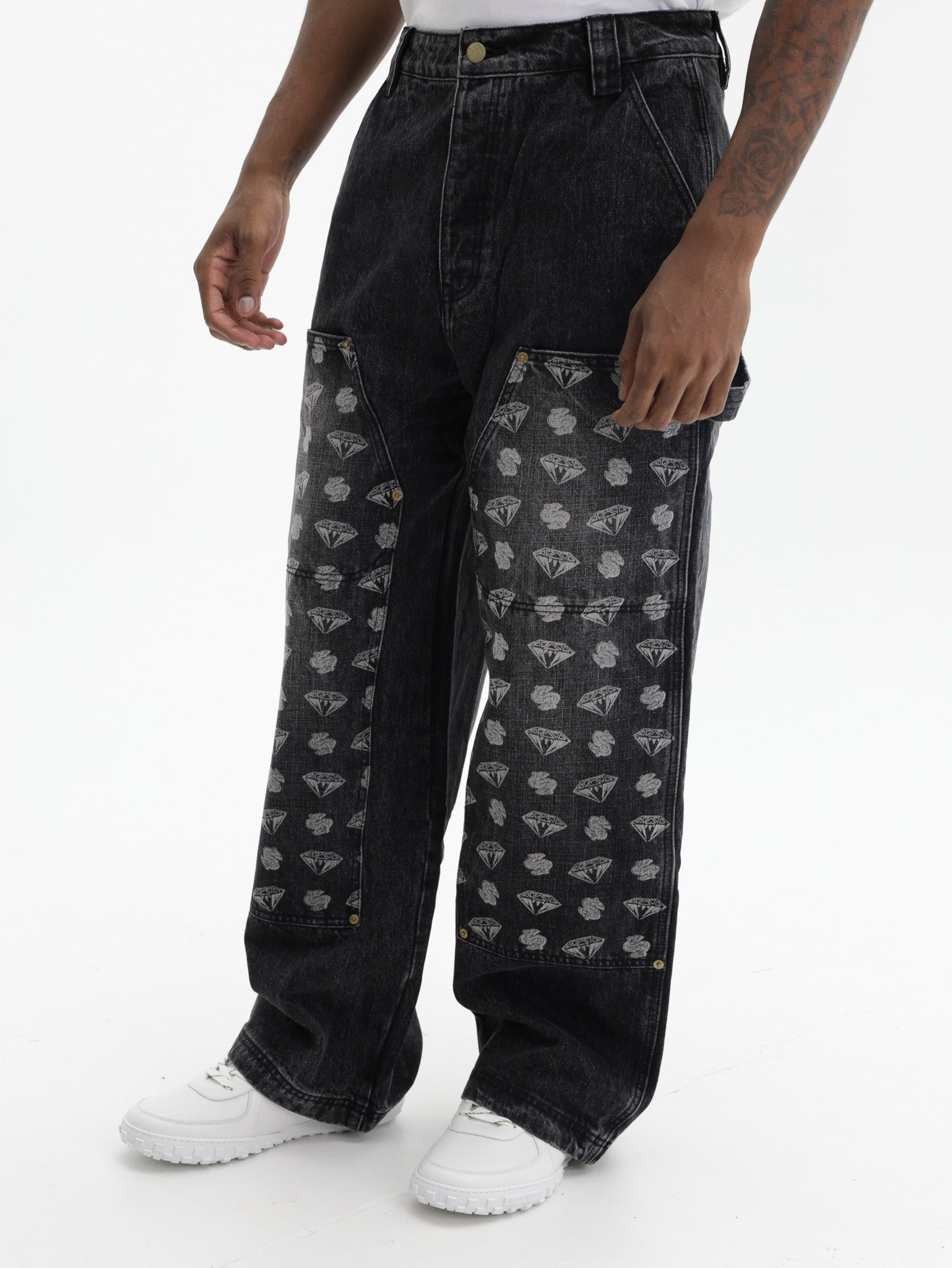 Billionaire Boys Club Jeans Diamonds & Dollars Carpenter Black