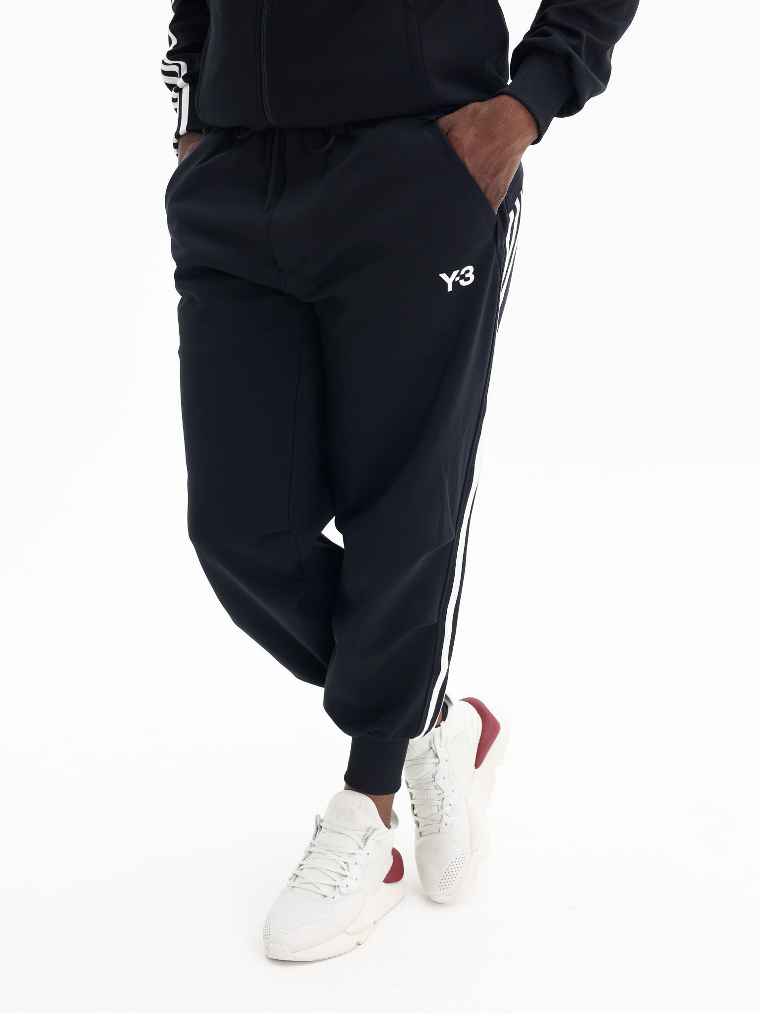 Y-3 Track Pants Cuffed Black