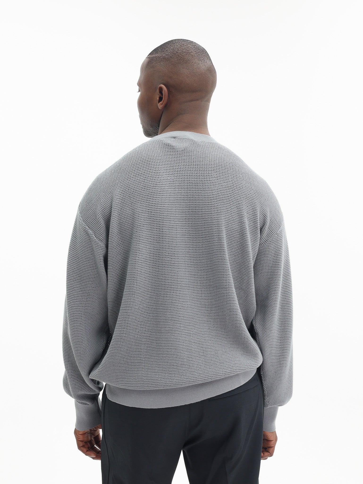Y-3 Sweater Graphic Knit Grey