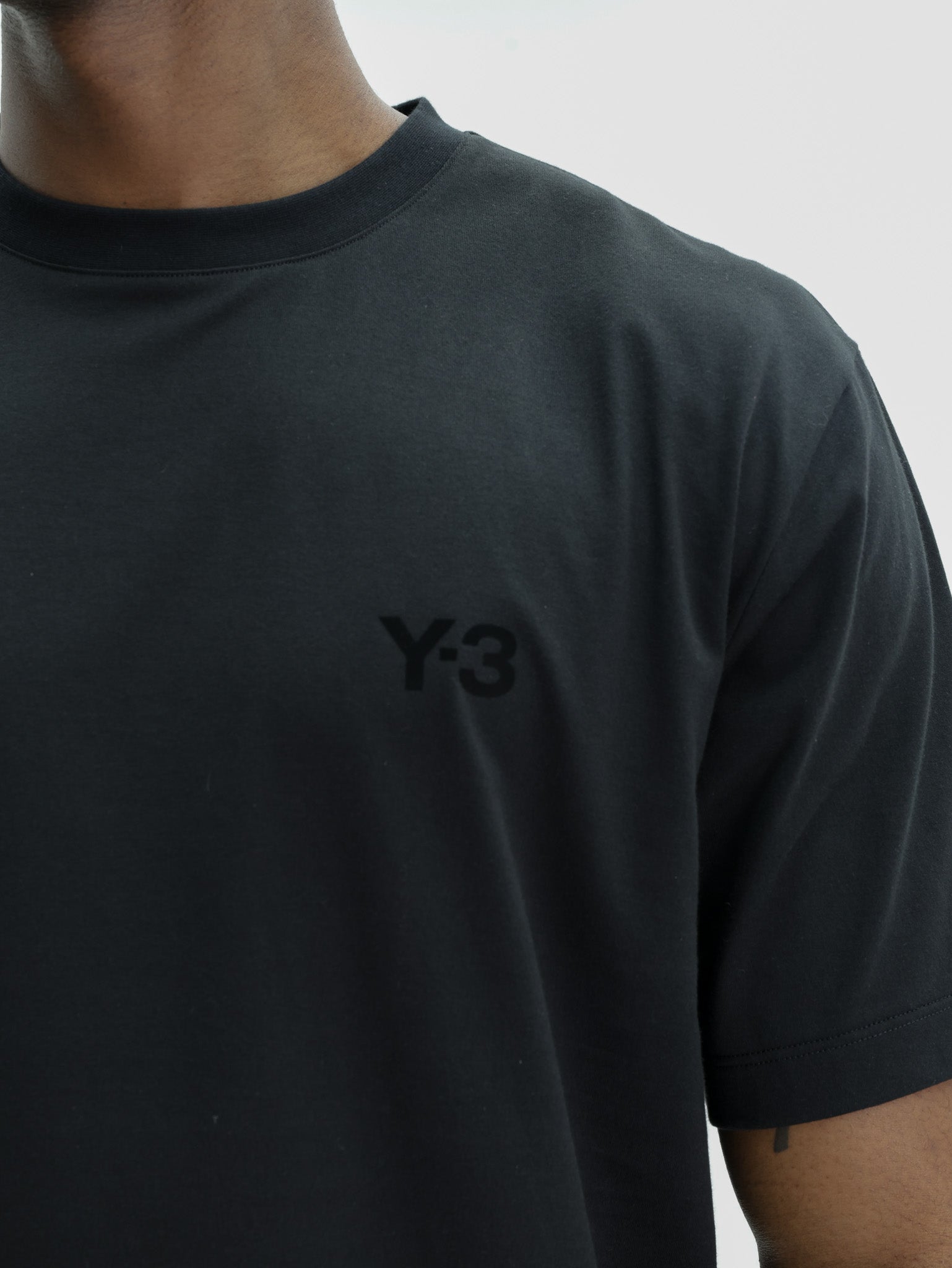 Y-3 T-shirt Reg SS Black