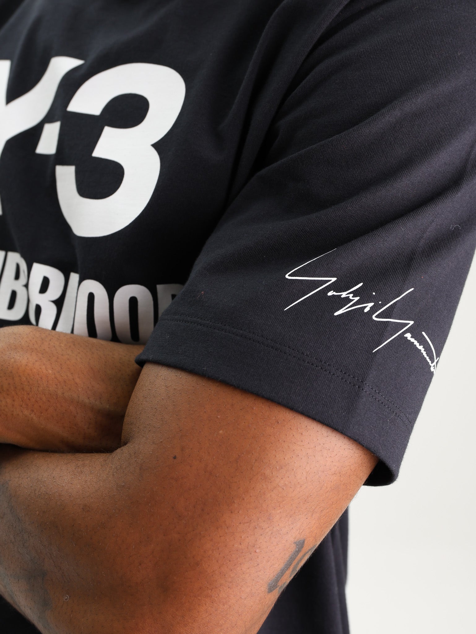 Y-3 T-Shirt Nbhd Logo Tee Black