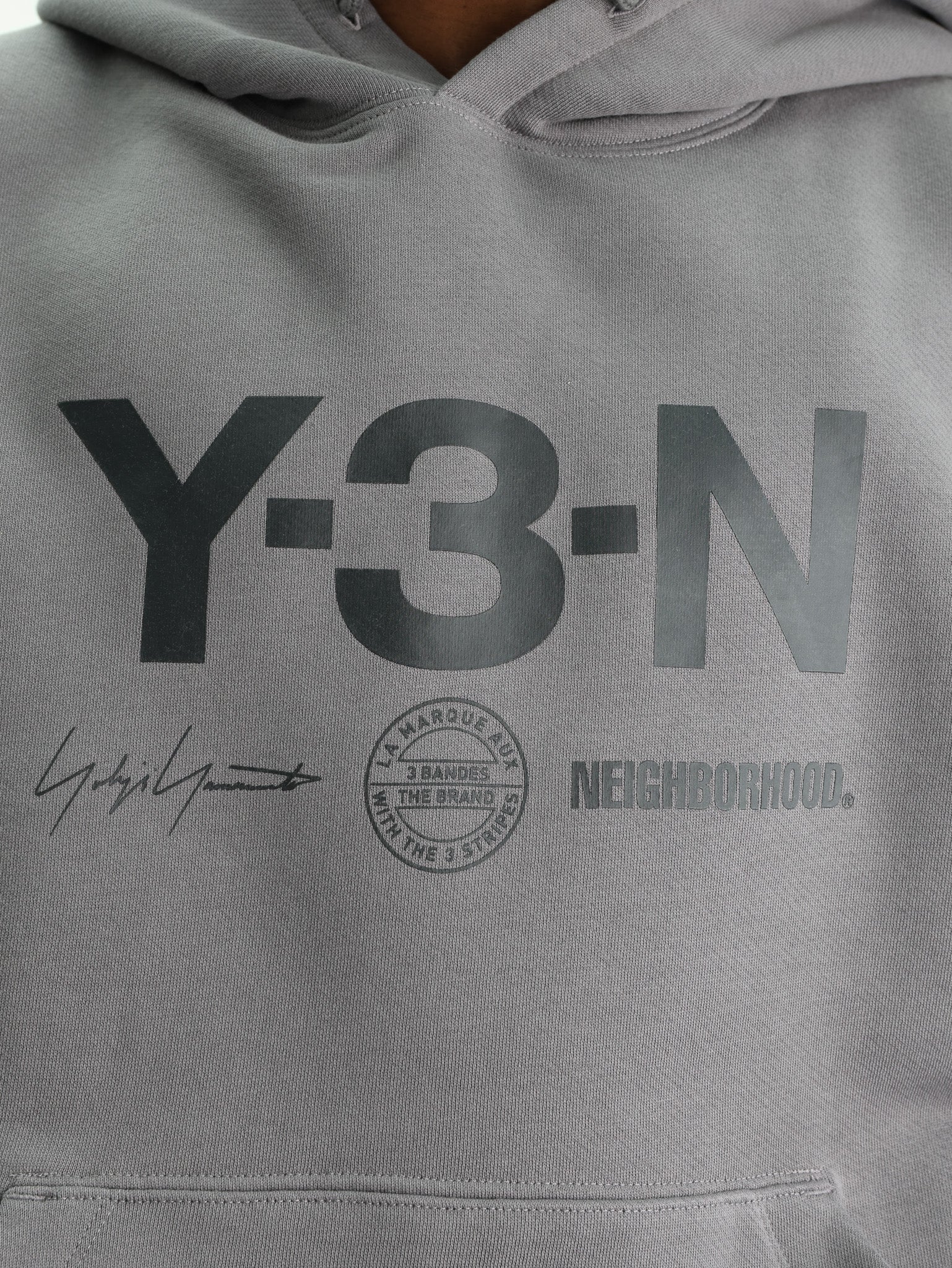 Y-3 Hoodie Nbhd Gfx Granite