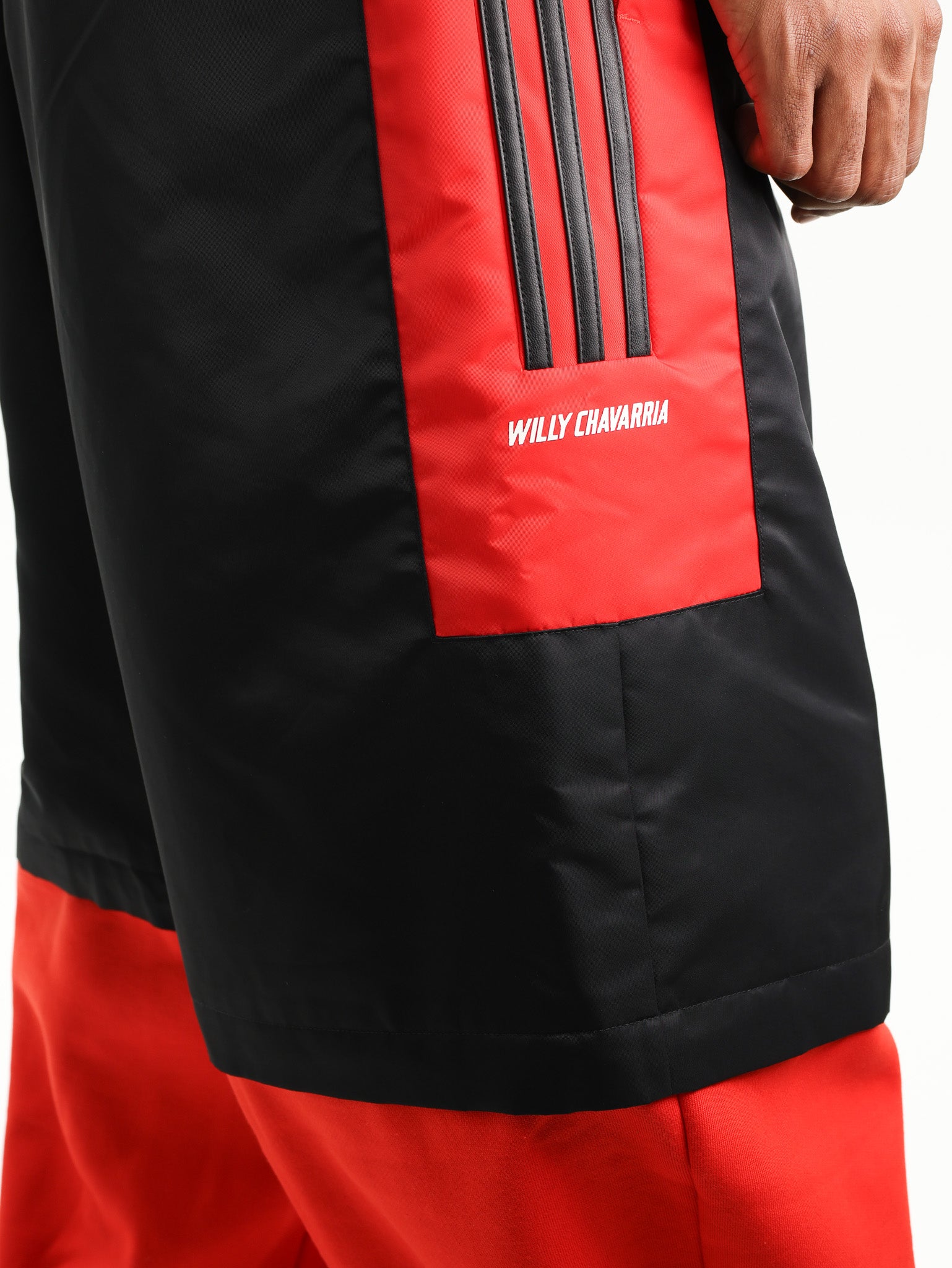 Adidas Track Pants Wc Fleece Black-Red