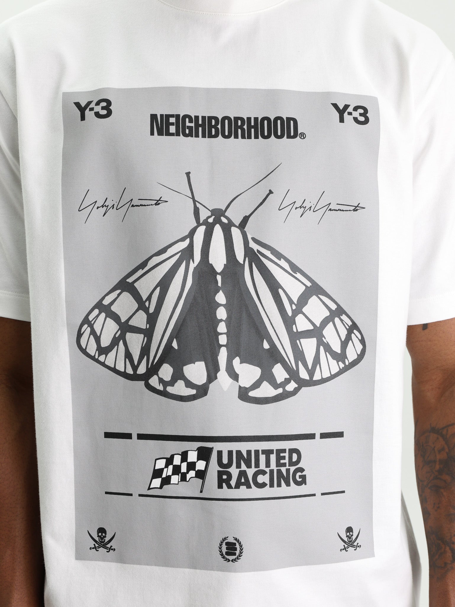 Y-3 T-Shirt Nbhd Gfx Off-White