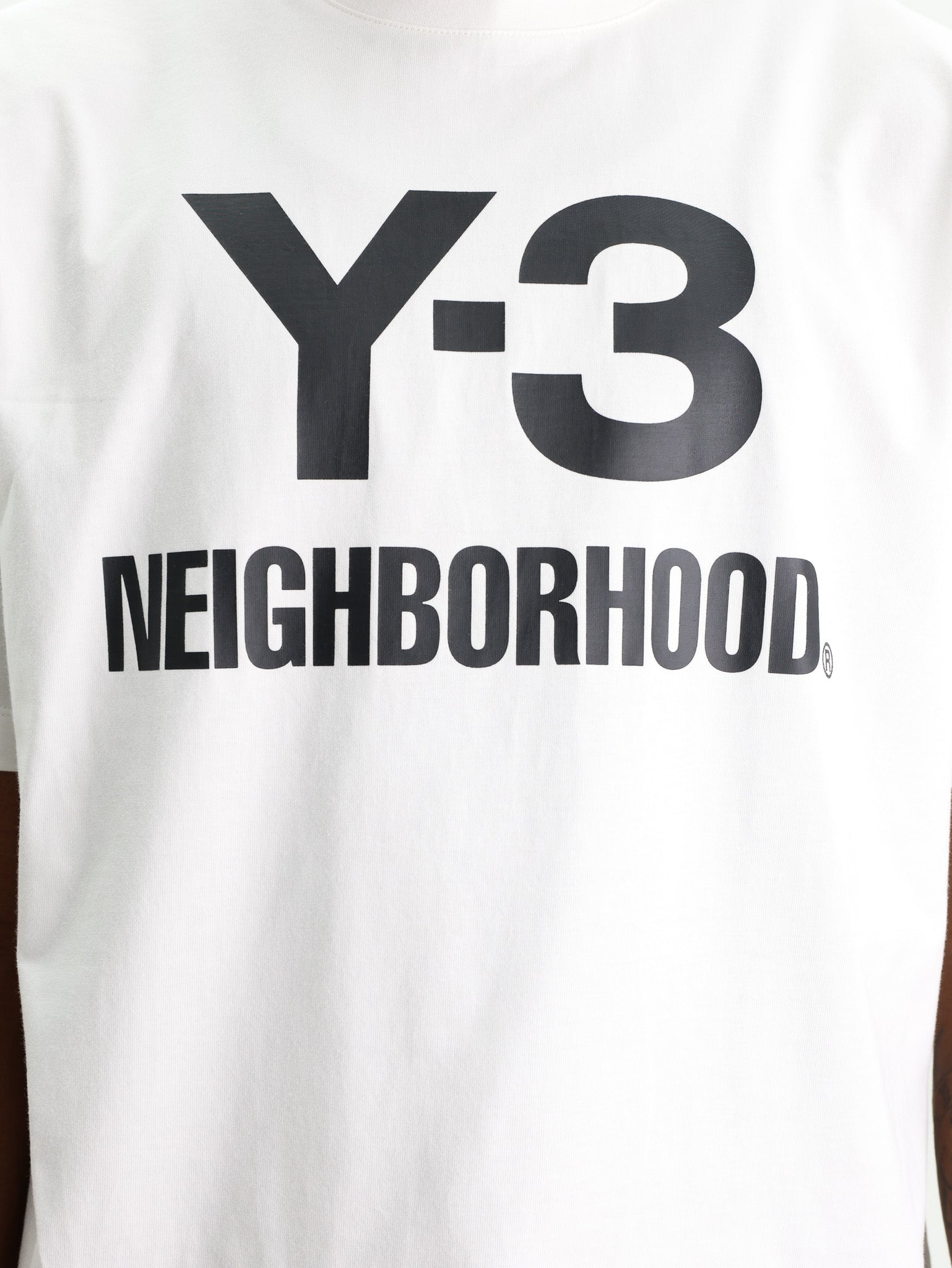 Y-3 T-Shirt Nbhd Logo White