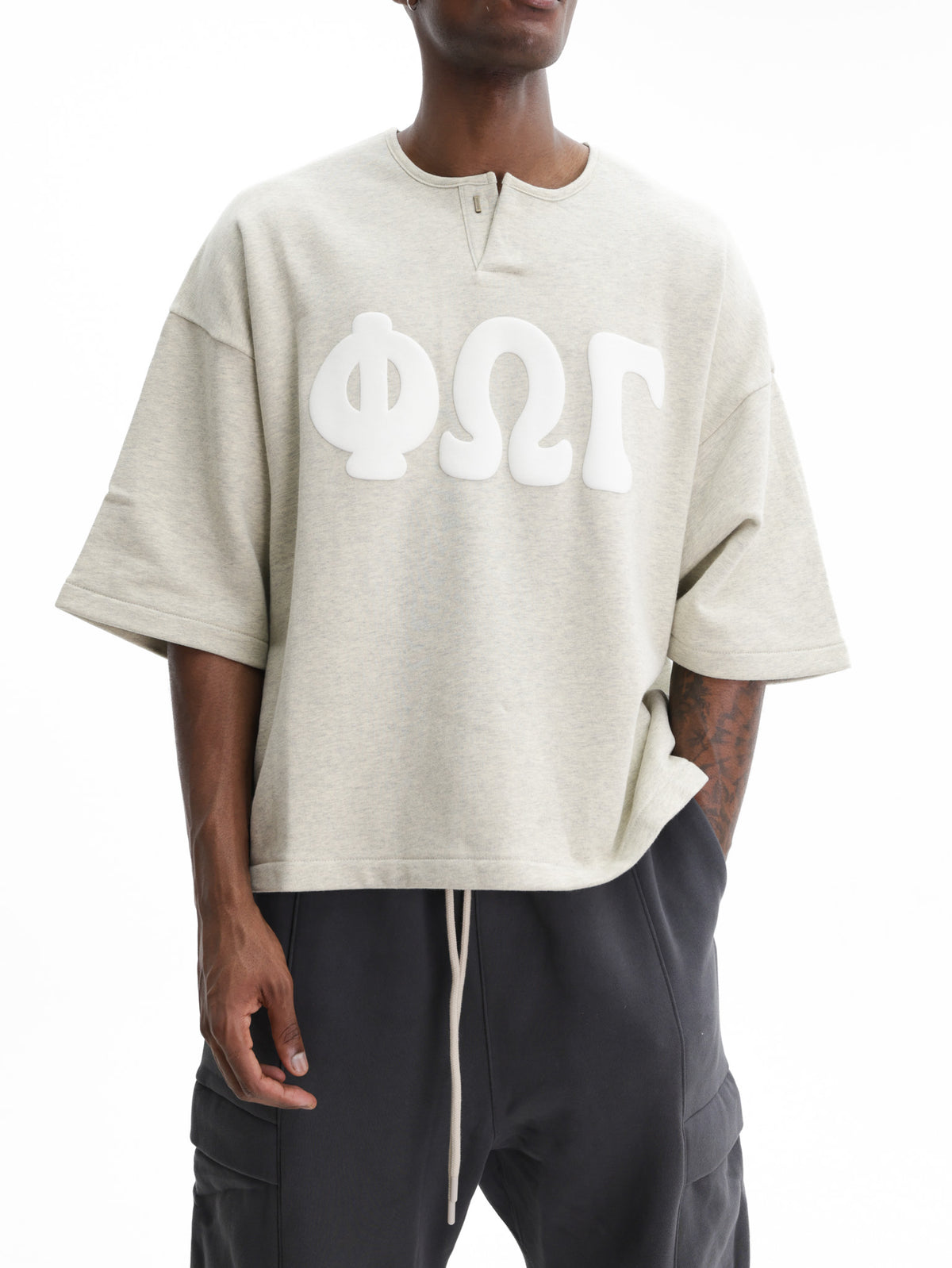 Fear Of God Sweaters 3/4 Henley Washed VanIlla