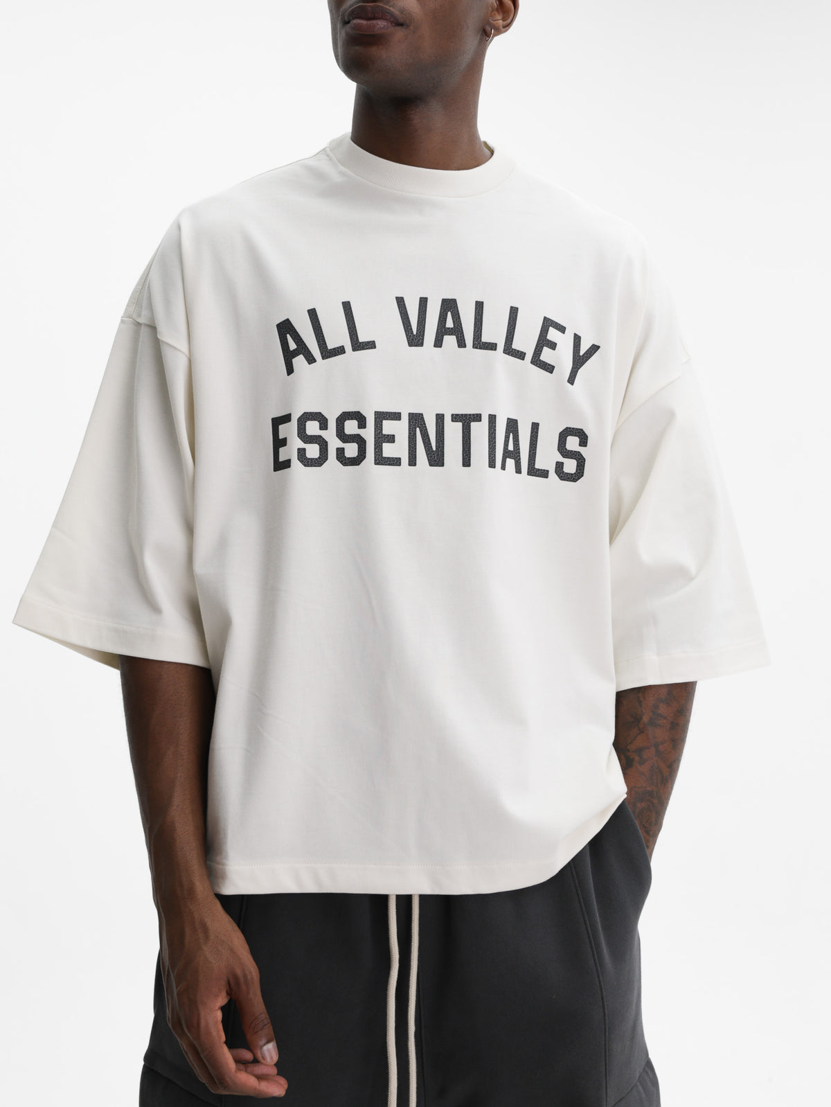 Fear Of God T-Shirt Merch Ivory