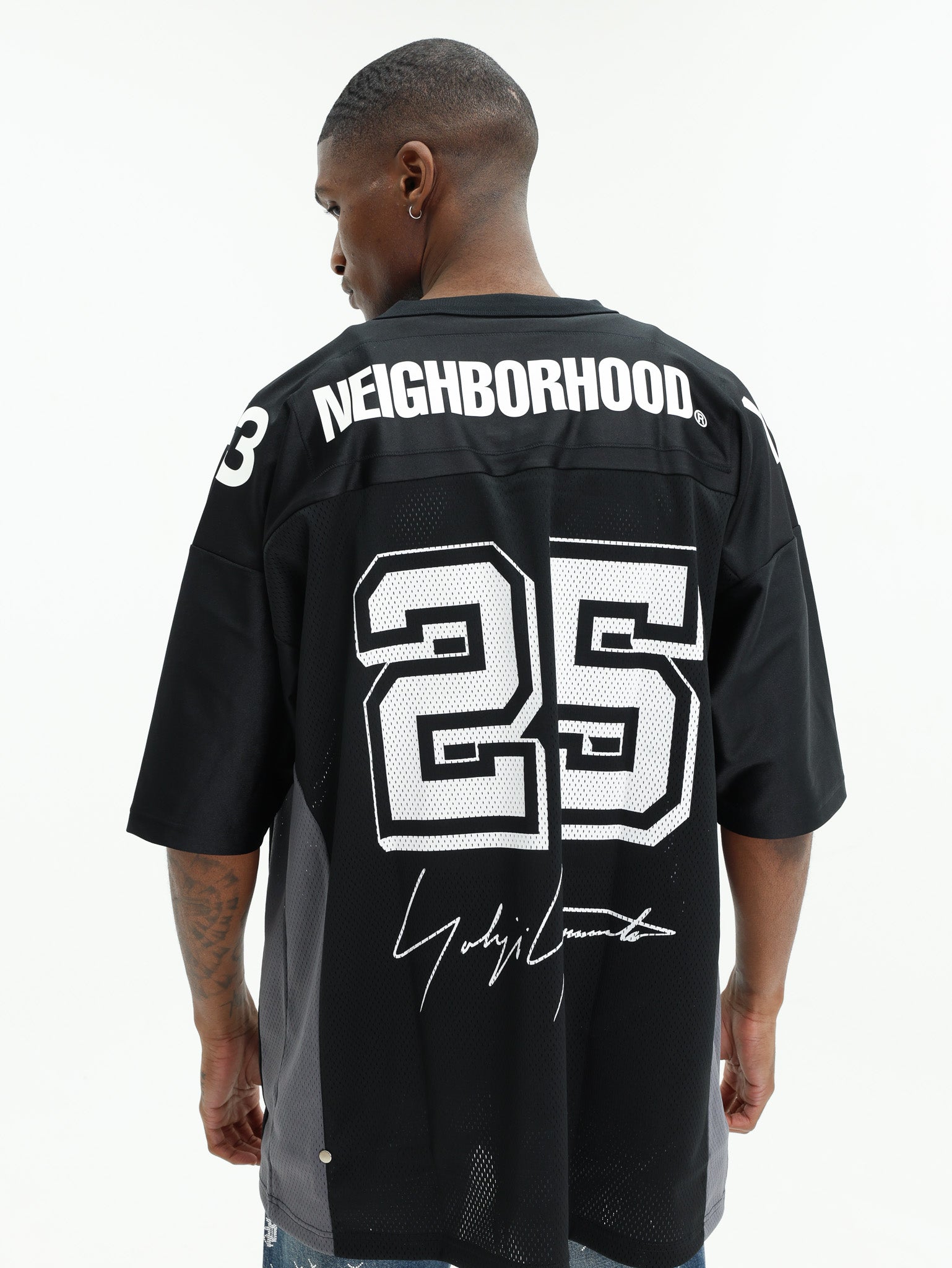 Y-3 T-Shirt Nbhd Ftbl Jry Black