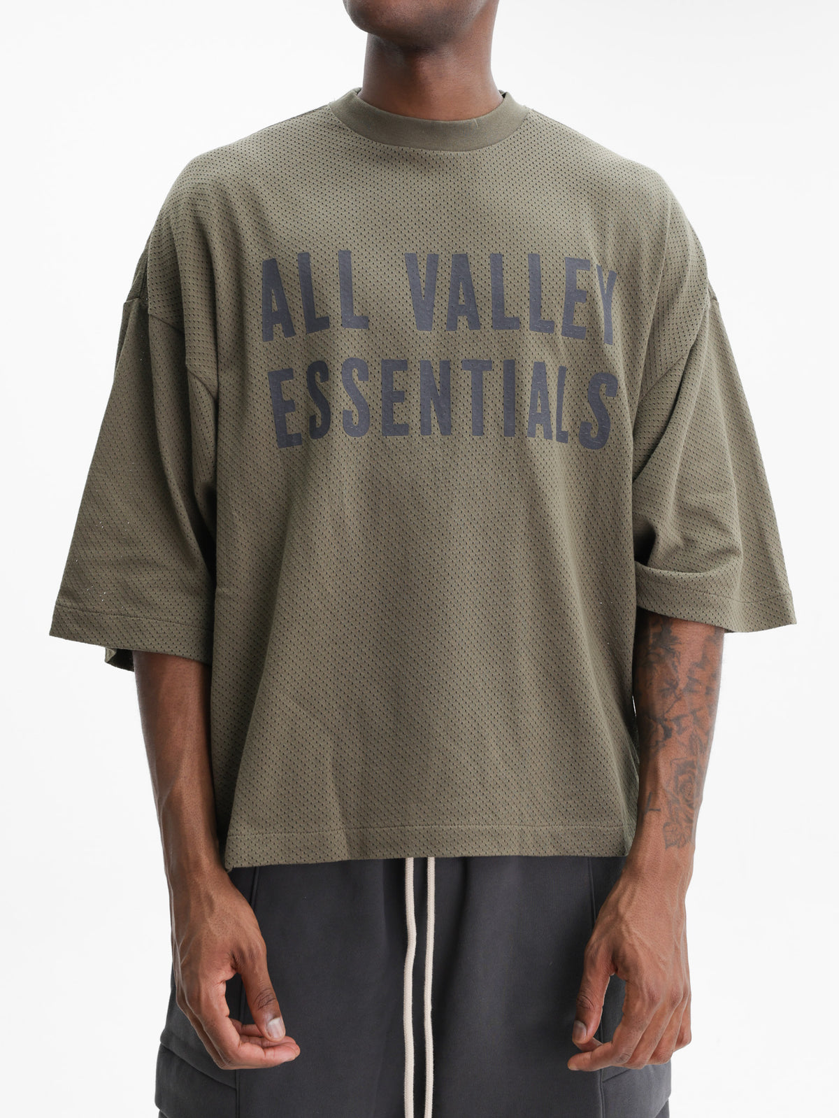 Fear Of God T-Shirt Merch Moss