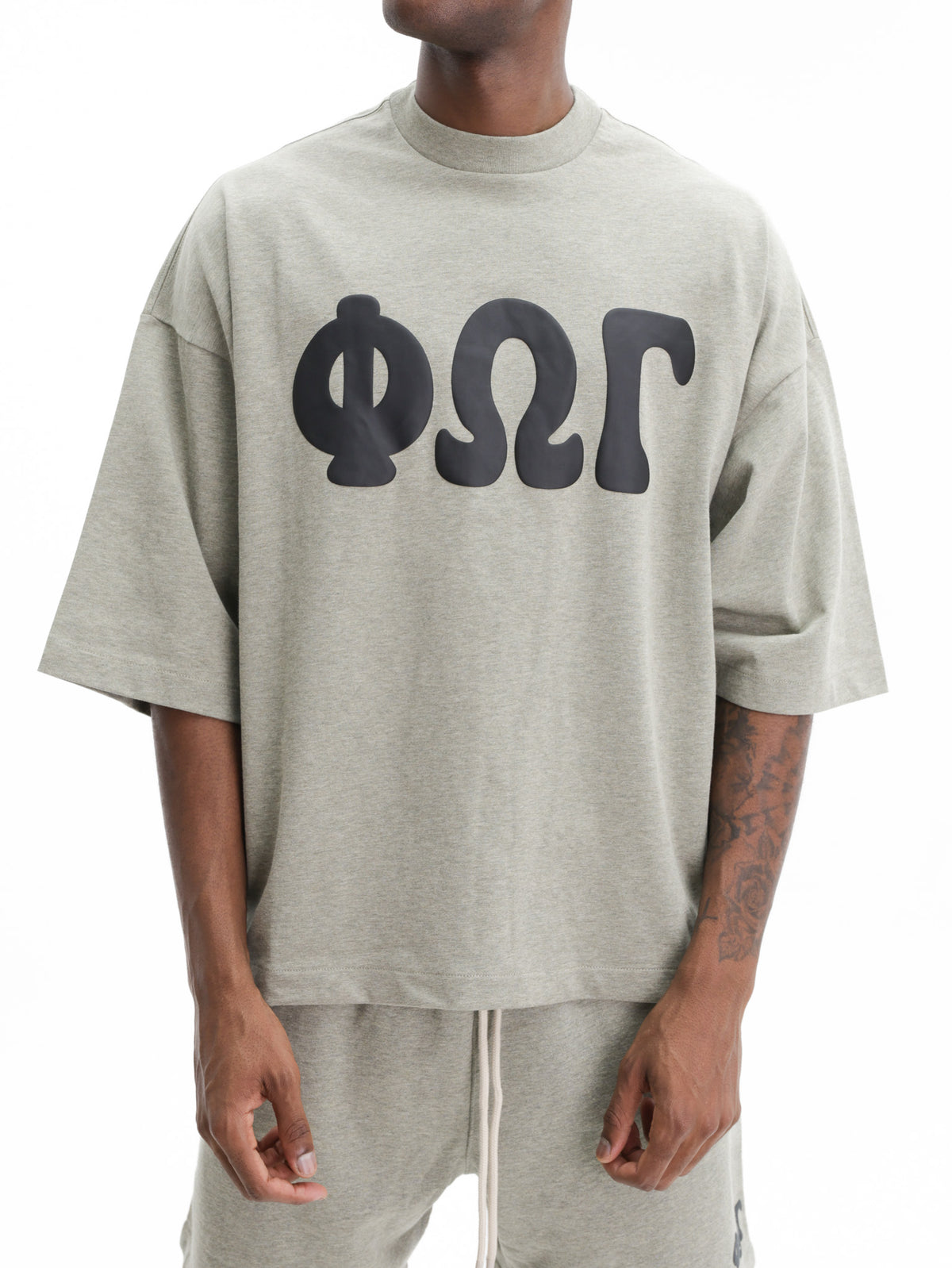 Fear Of God T-Shirt Merch Seal Heather