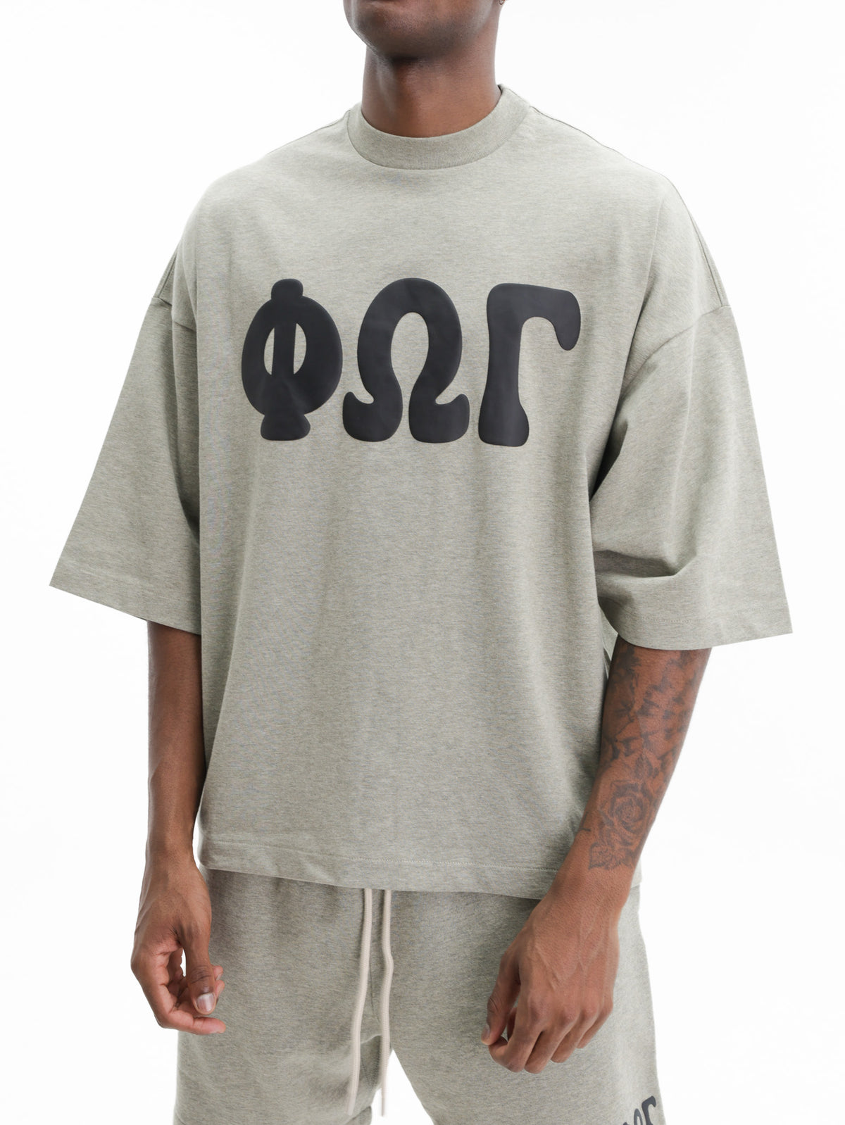 Fear Of God T-Shirt Merch Seal Heather