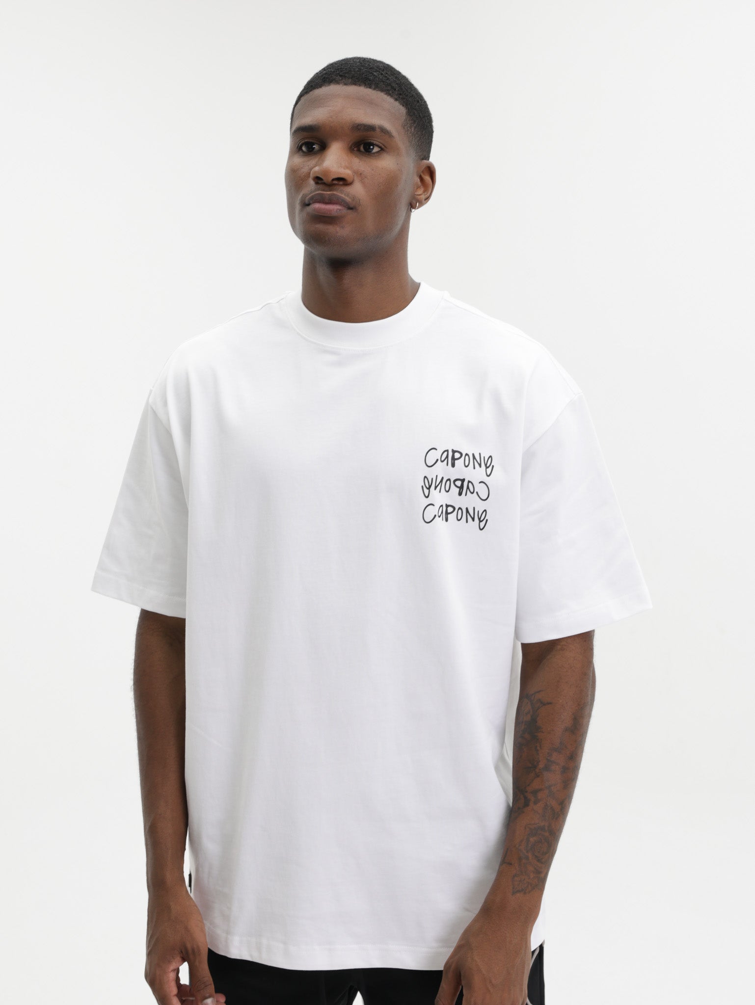 Capone T-Shirt Oversized No Risk No Story White