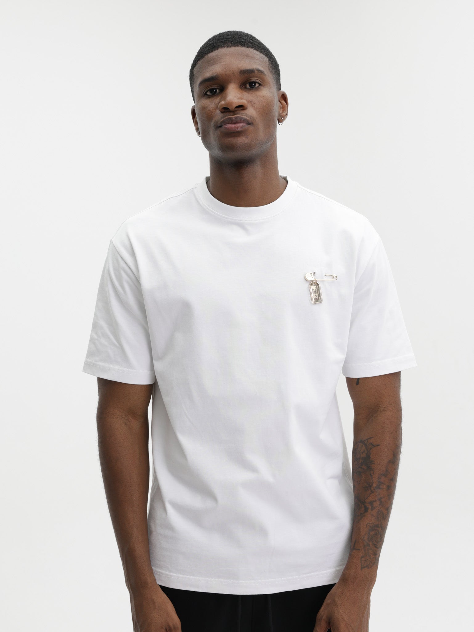 Capone T-Shirt Pin Logo White