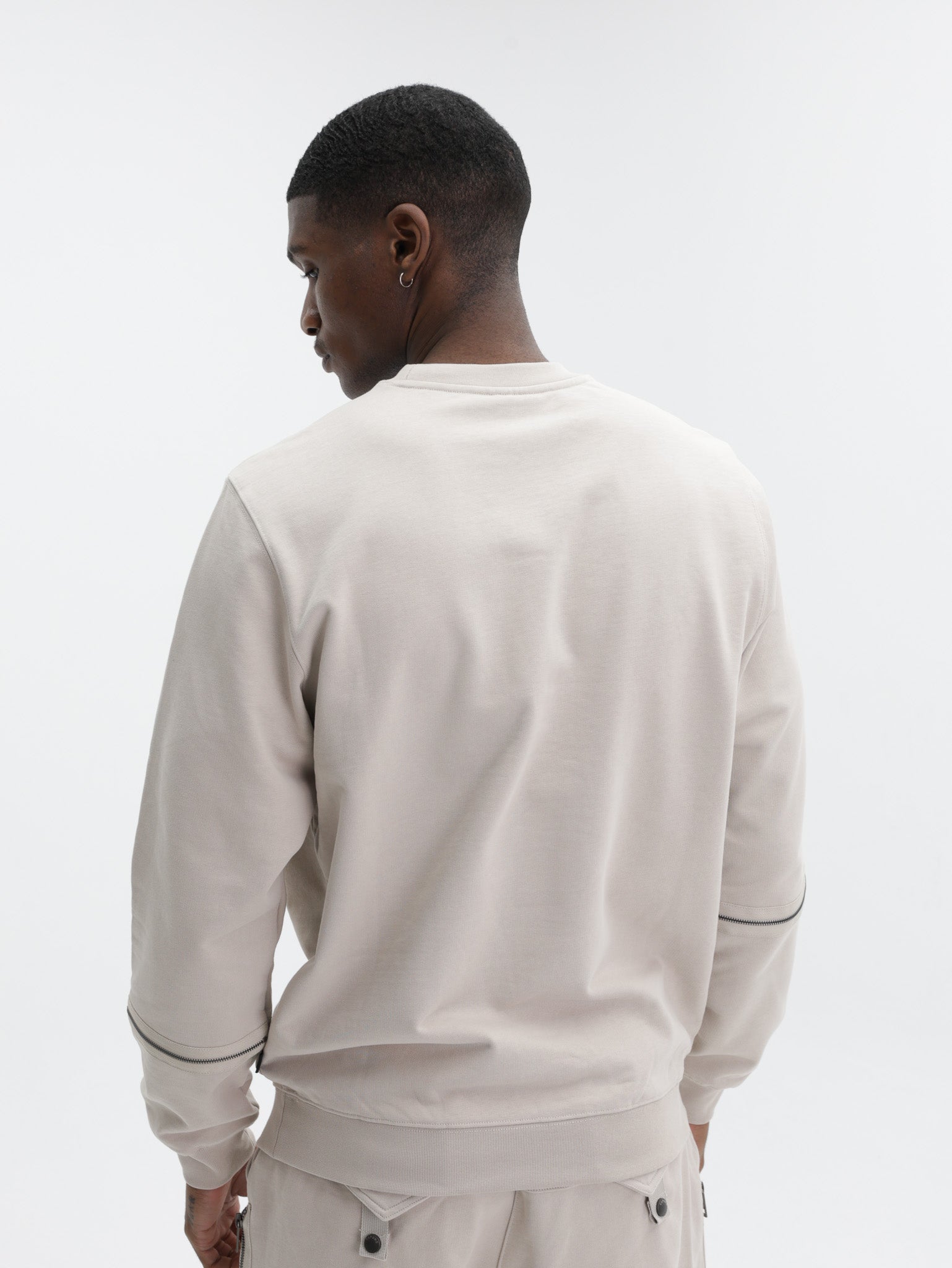 Capone Sweater Zip  Beige