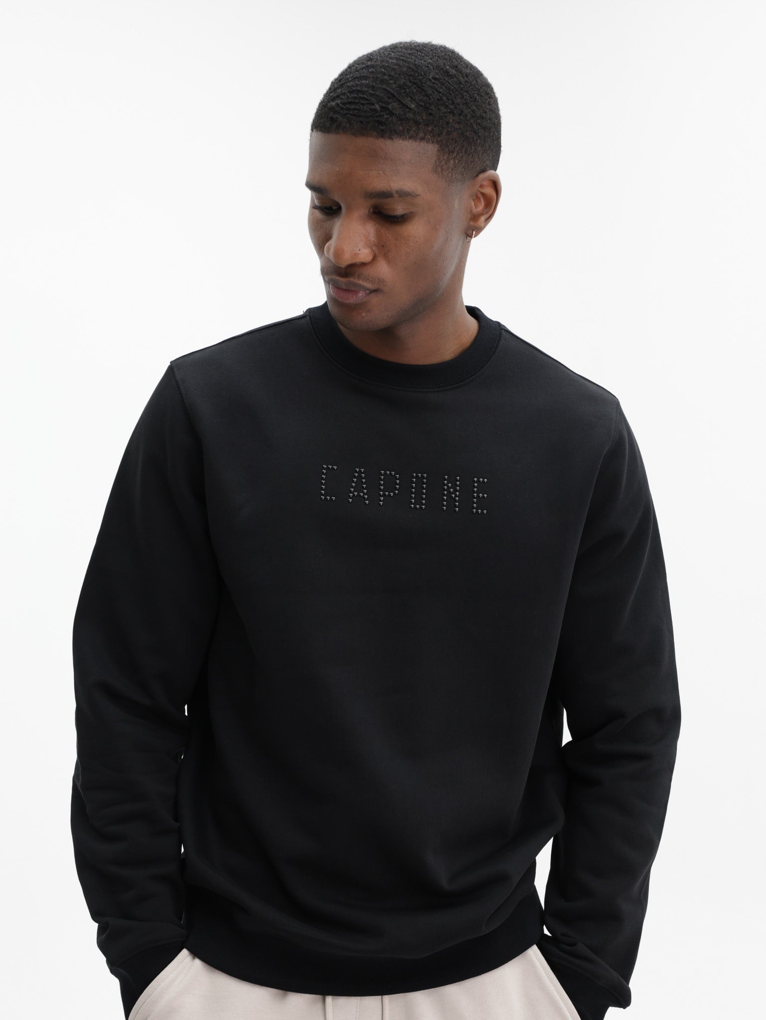 Capone Sweater Logo Black