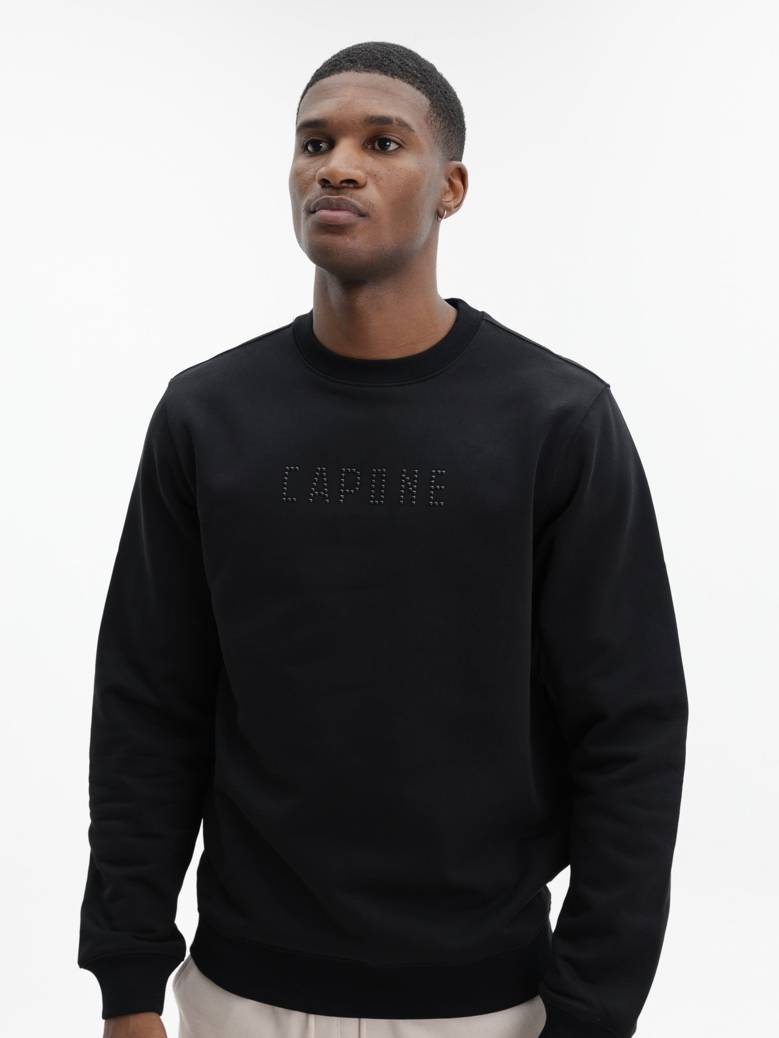 Capone Sweater Logo Black
