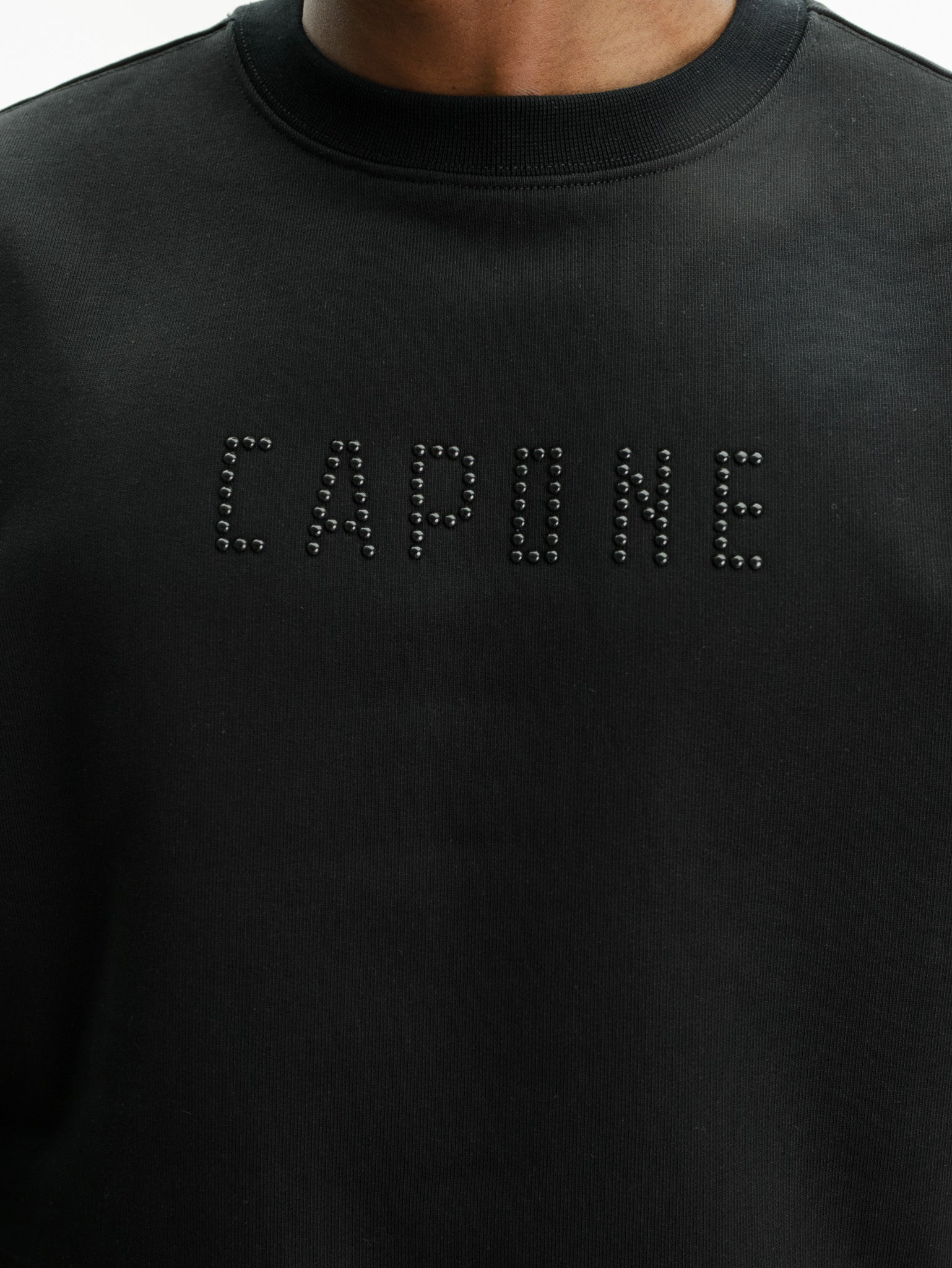 Capone Sweater Logo Black