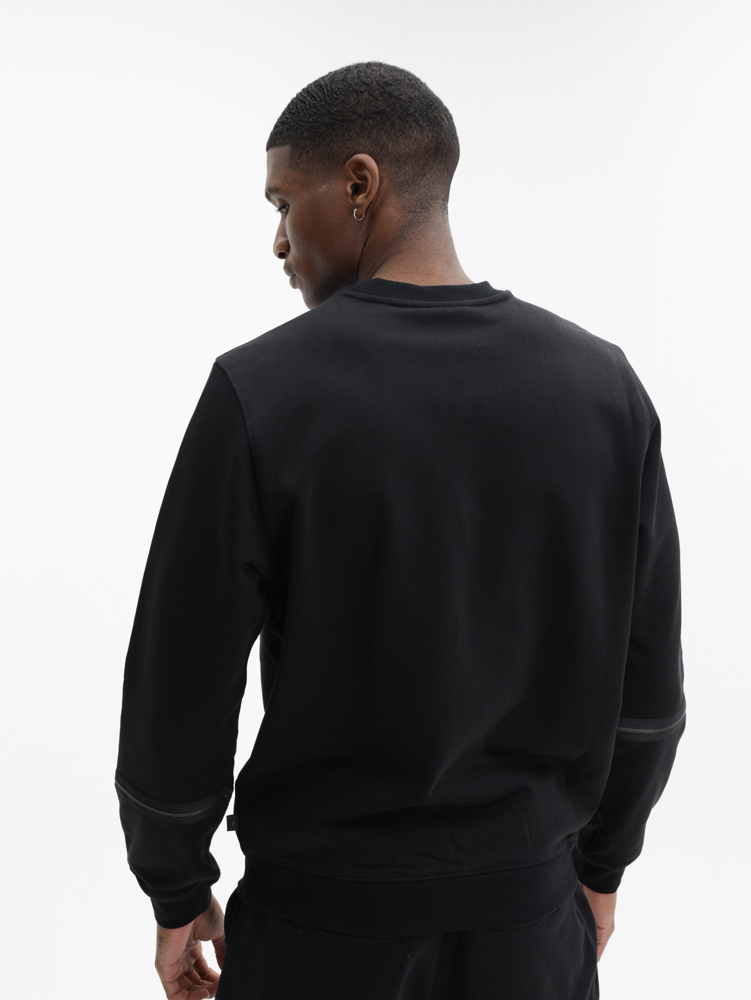 Capone Sweater Zip  Black