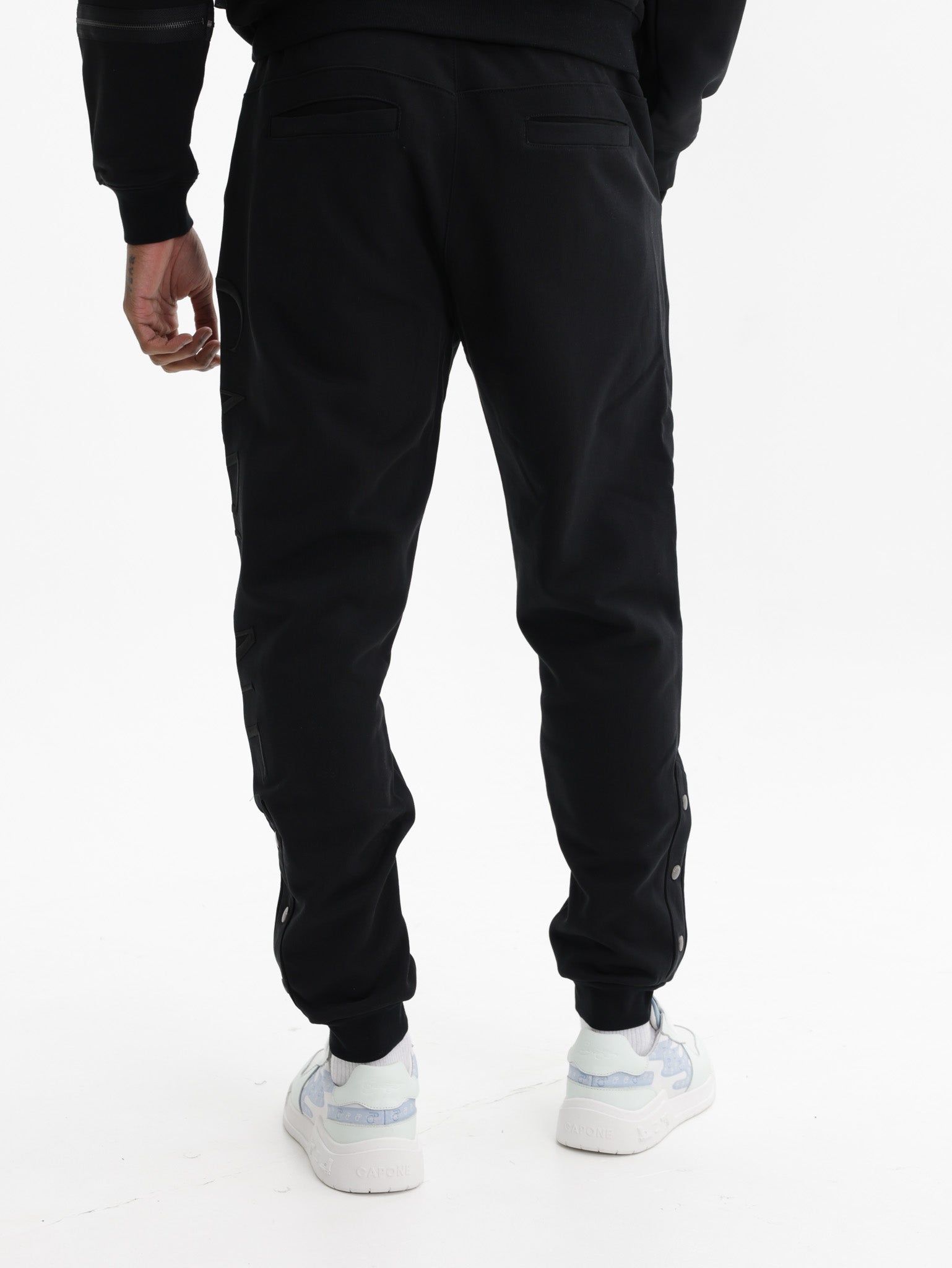 Capone Sweatpants Side Logo Black