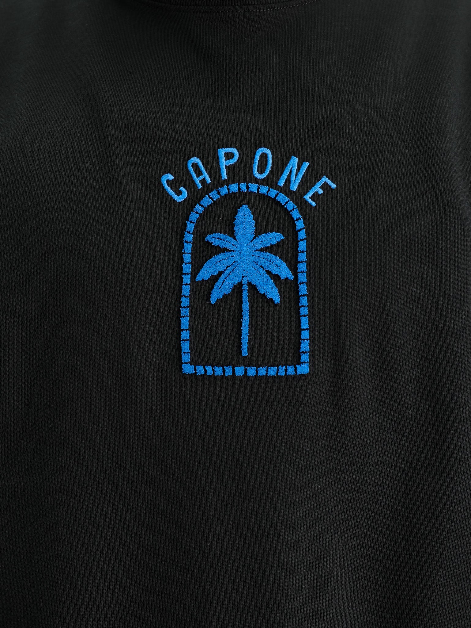 Capone T-Shirt Palm Tree Black