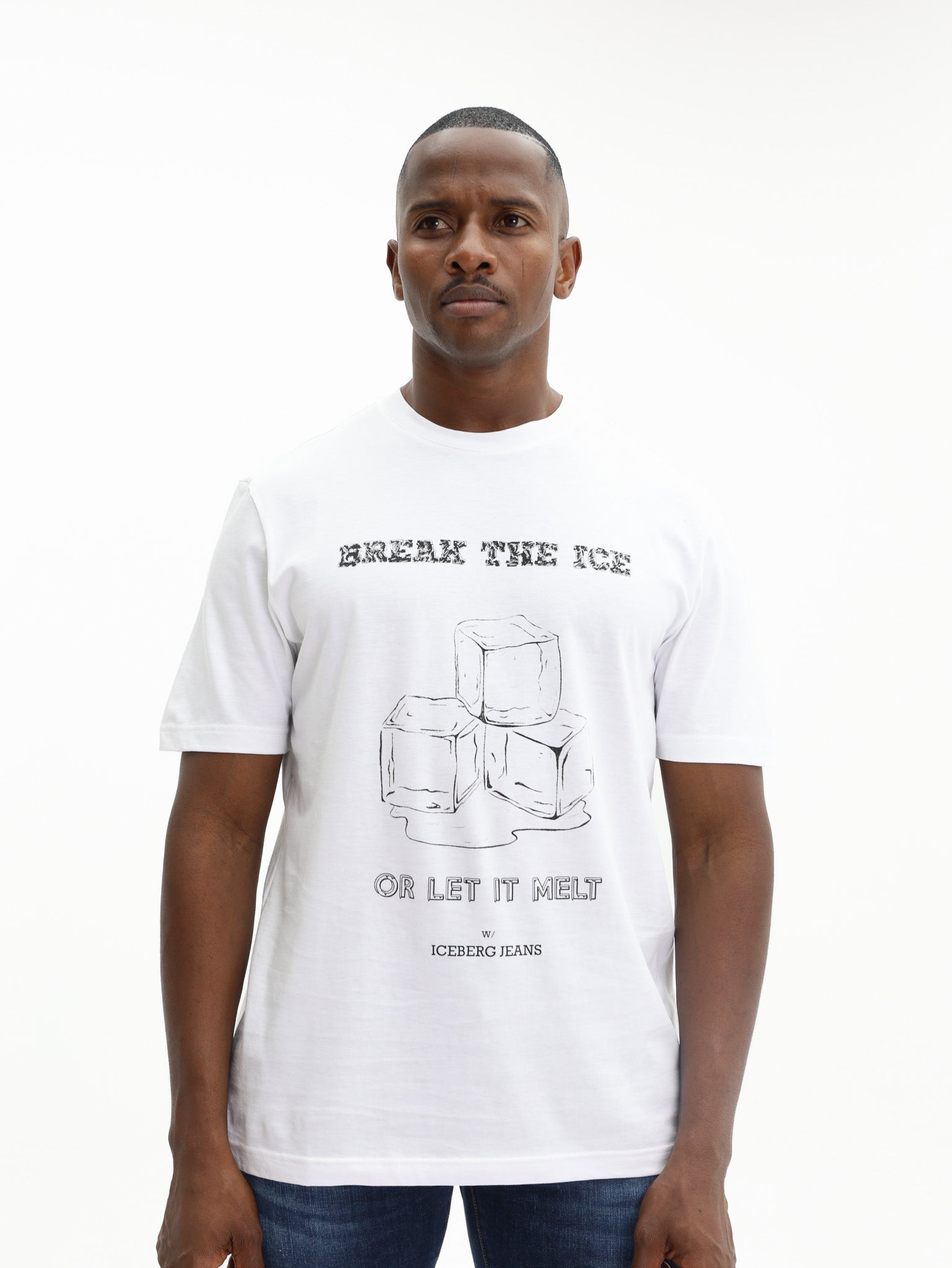 Iceberg T-Shirt Break The Ice White
