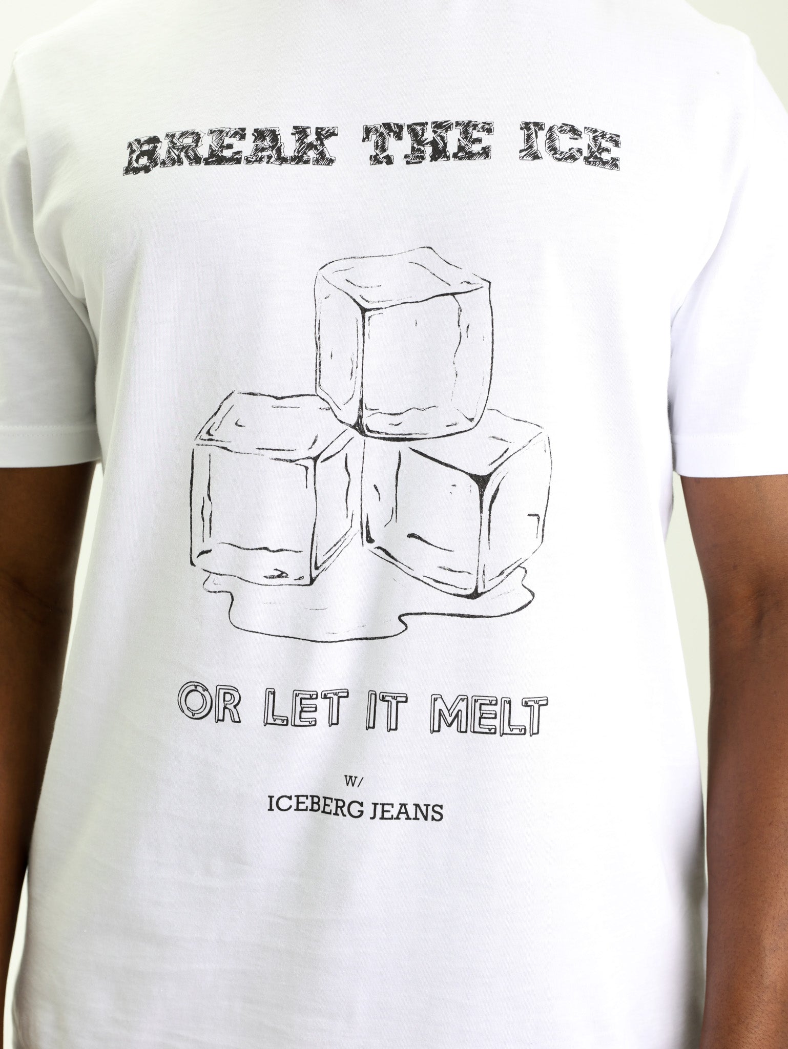 Iceberg T-Shirt Break The Ice White