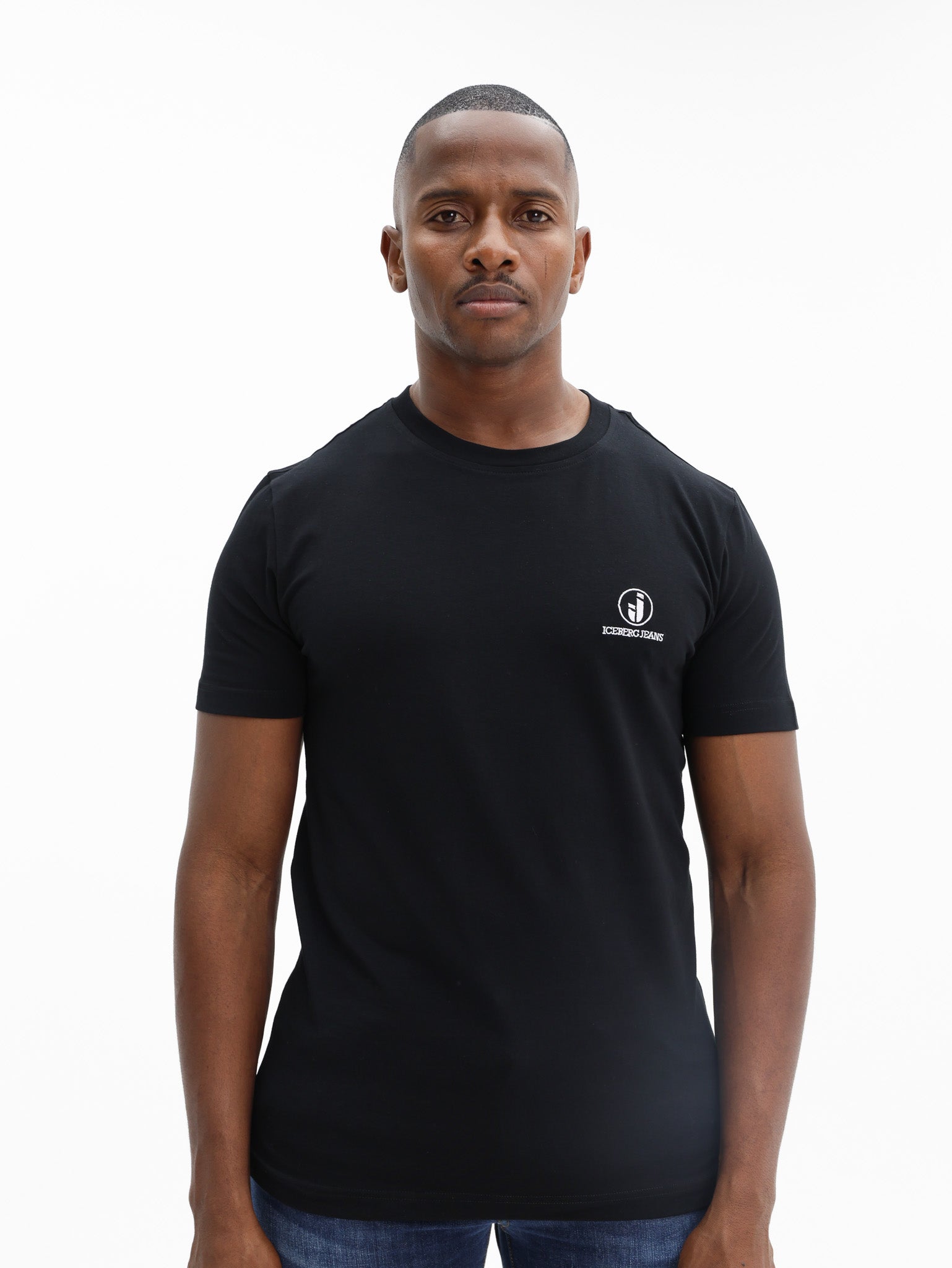Iceberg T-Shirt Embro Iceberg Logo Black